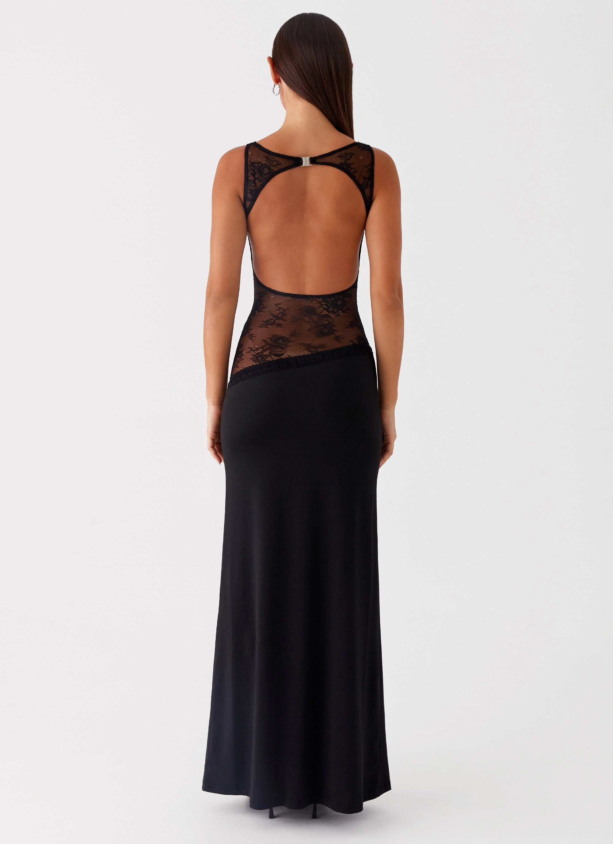 Lucinda Maxi Dress - Black Dreamy Presence