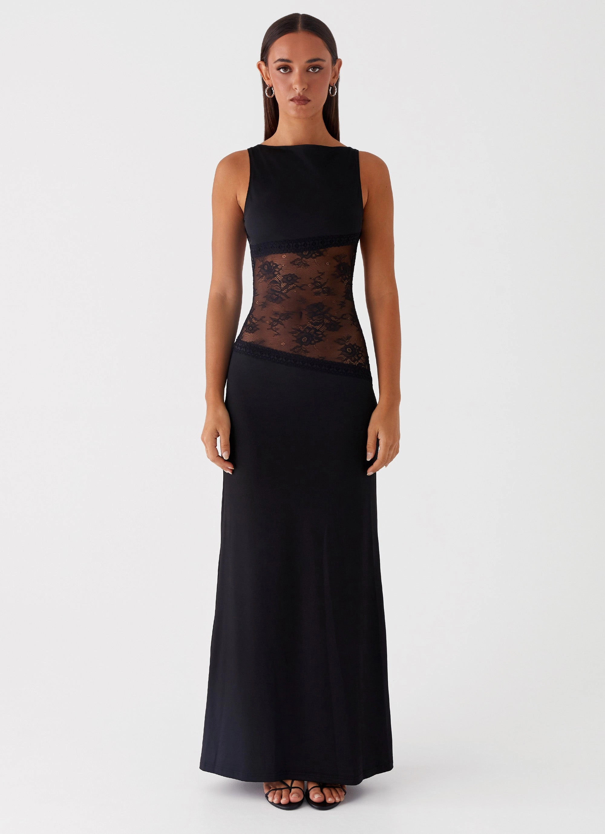 Lucinda Maxi Dress - Black Modern Edge