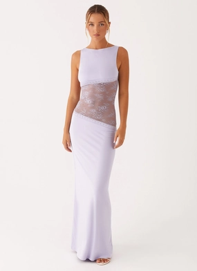 Lucinda Maxi Dress - Lilac Smart Shape