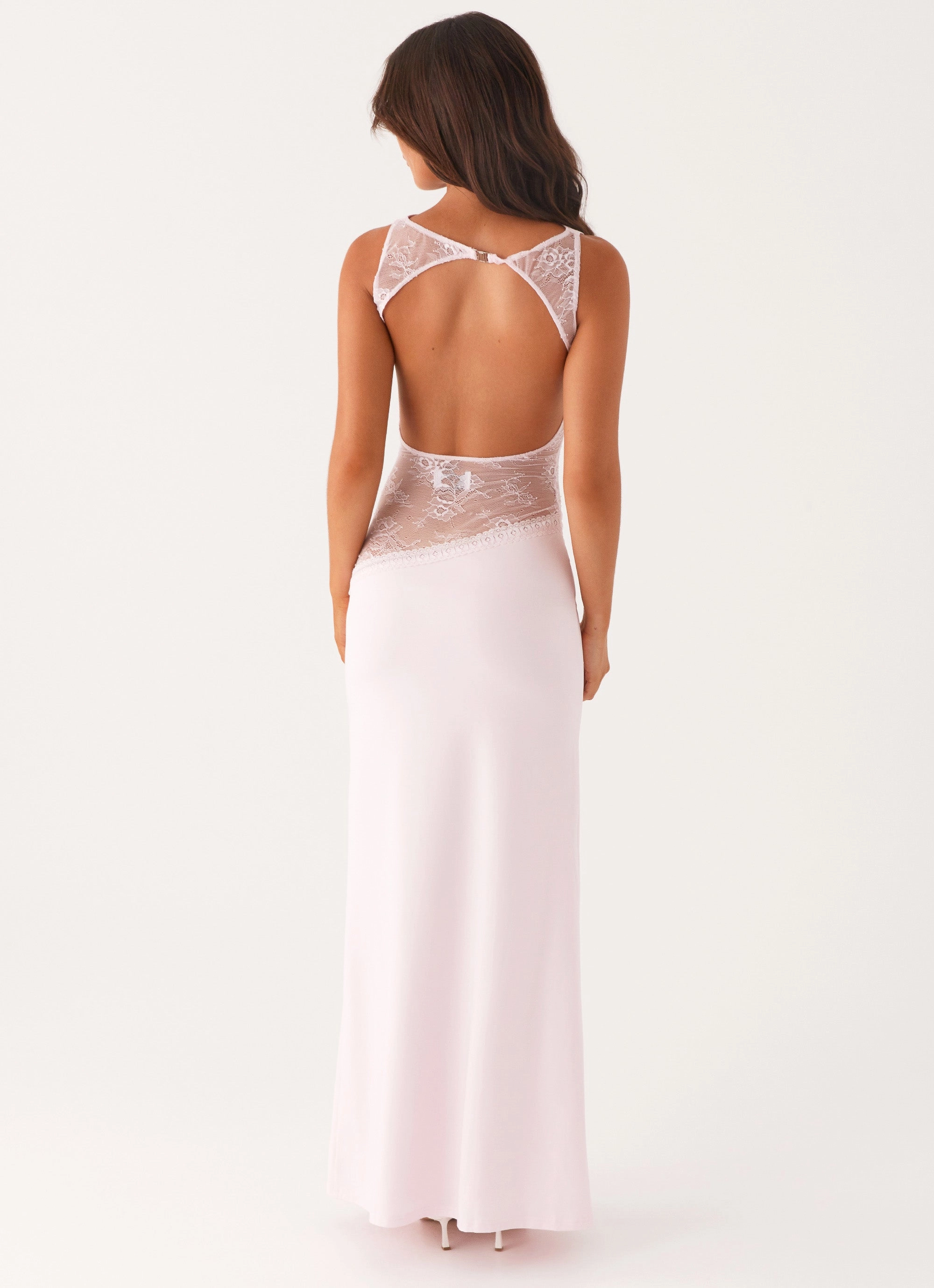 Lucinda Maxi Dress - Pink Casual Comfort Relaxed Line