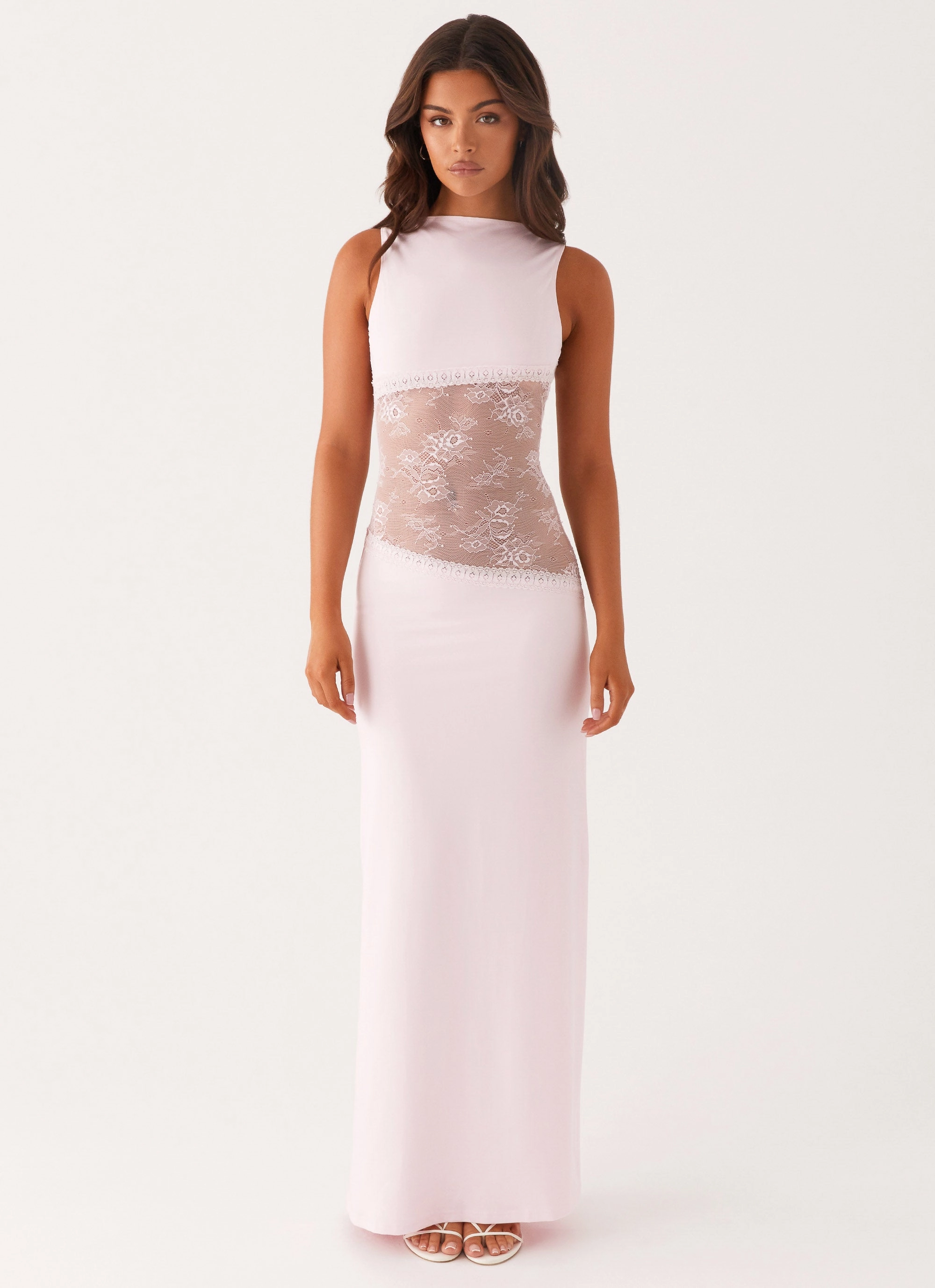 Lucinda Maxi Dress - Pink Lux Look