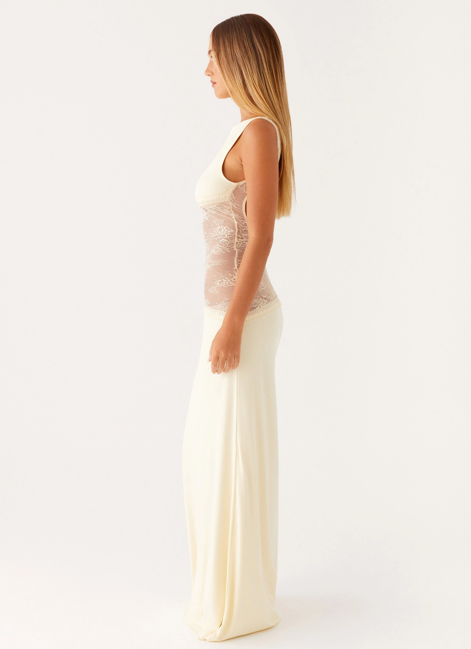 Texture Edge Chic Appeal Lucinda Maxi Dress - Yellow