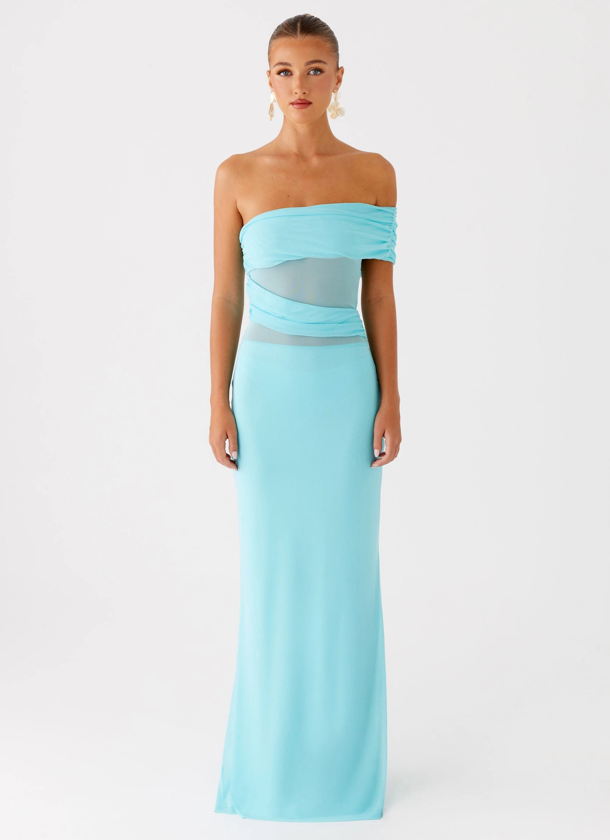 Lumi Maxi Dress - Turquoise Comfortable Silhouette Premium Quality