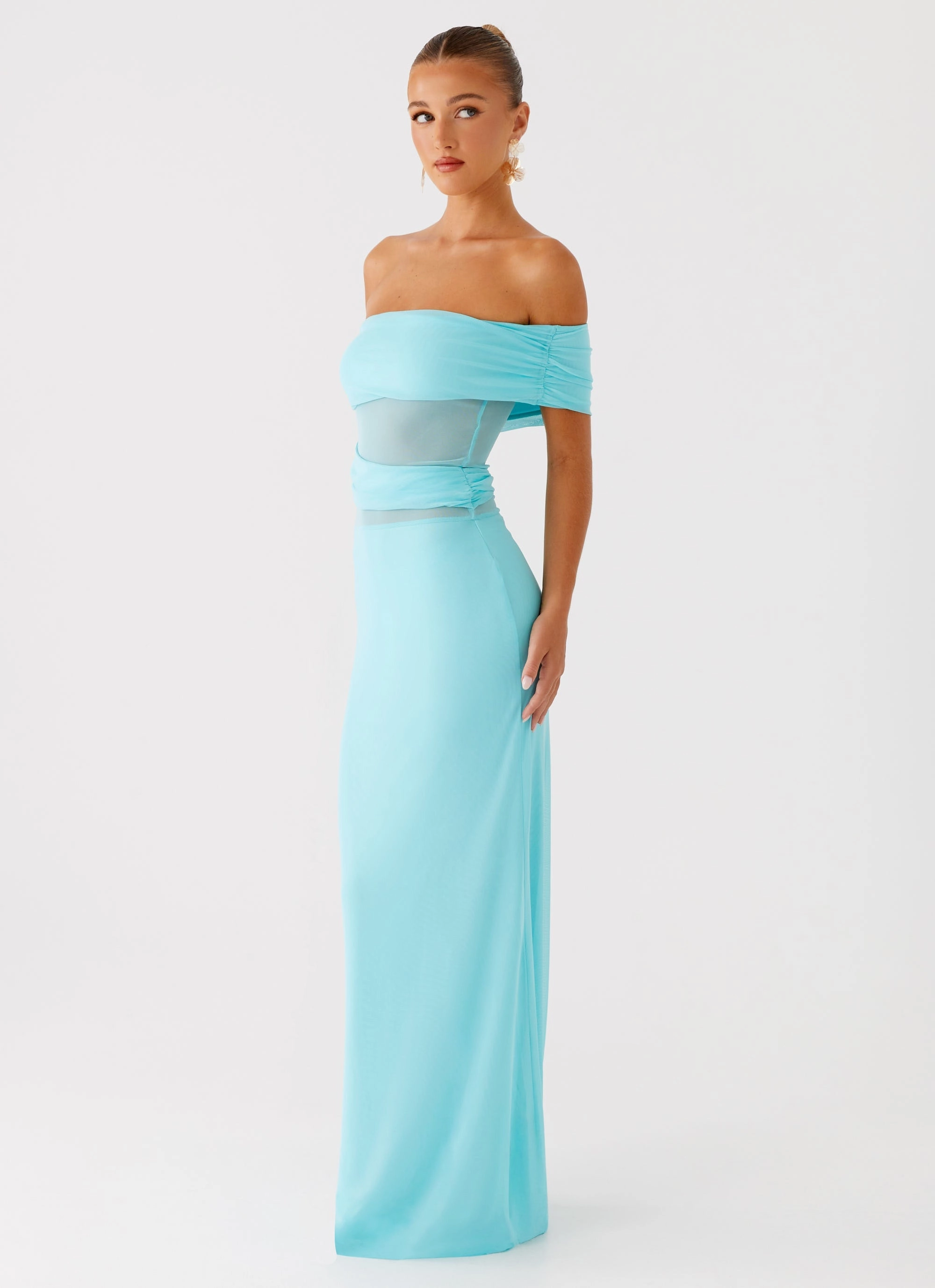 Easy to Wear Fashionable Layers Lumi Maxi Dress - Turquoise