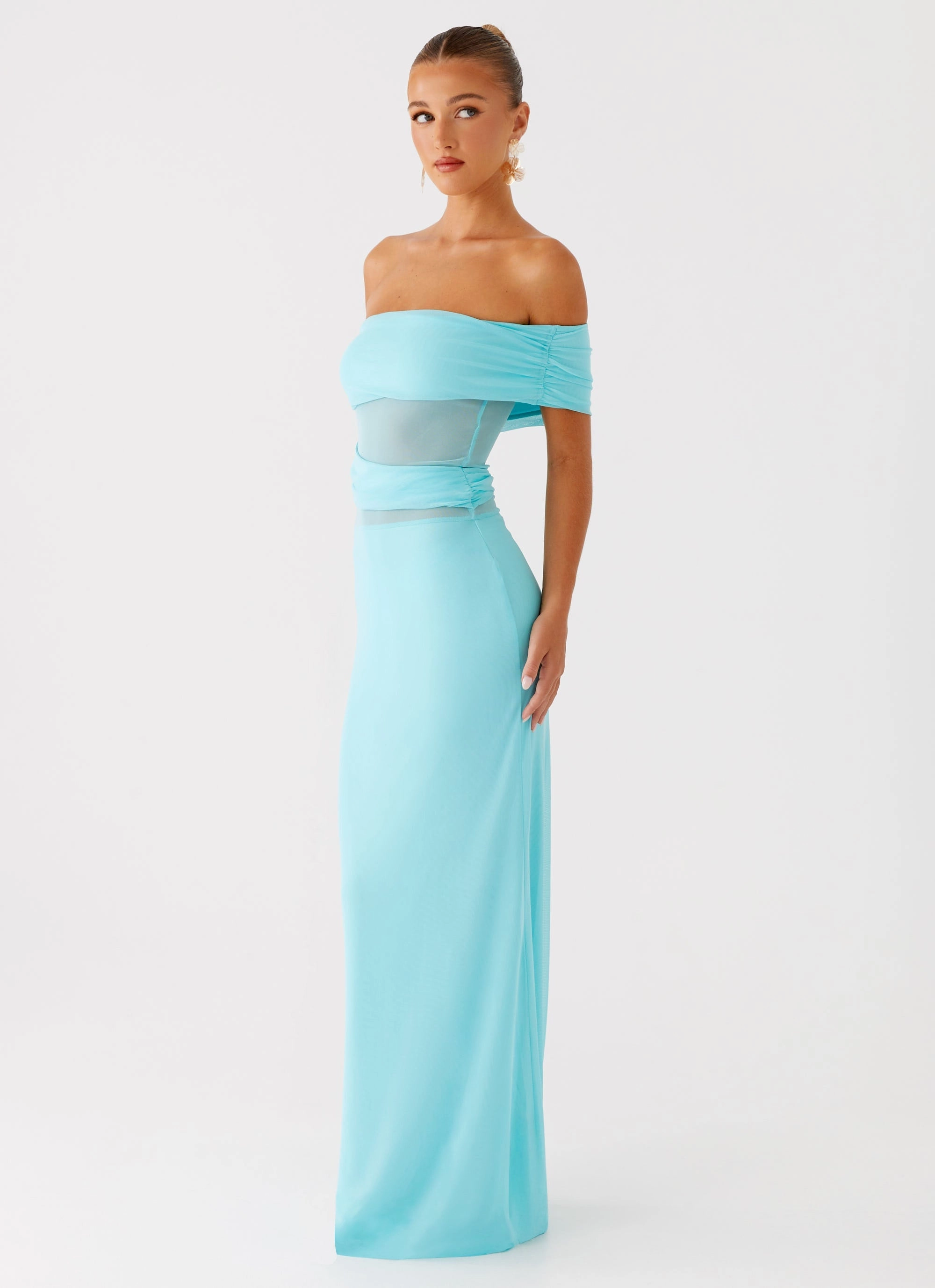 Comfy Shape Lumi Maxi Dress - Turquoise