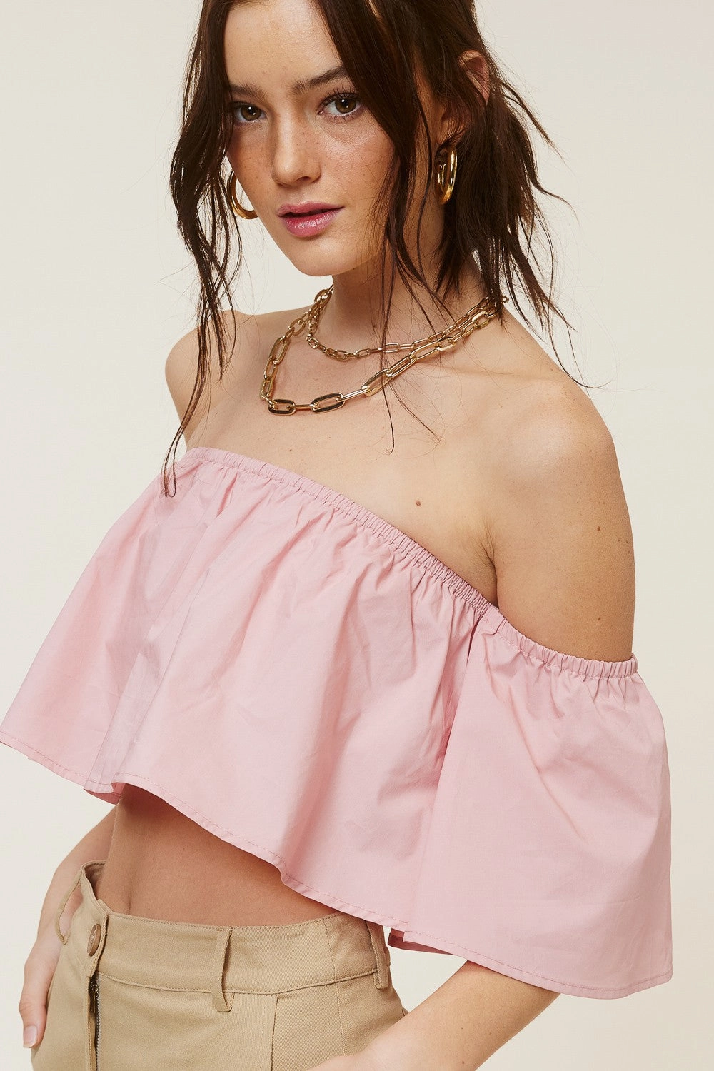 Luxe Crop Top Wrinkle Resistant Treatment