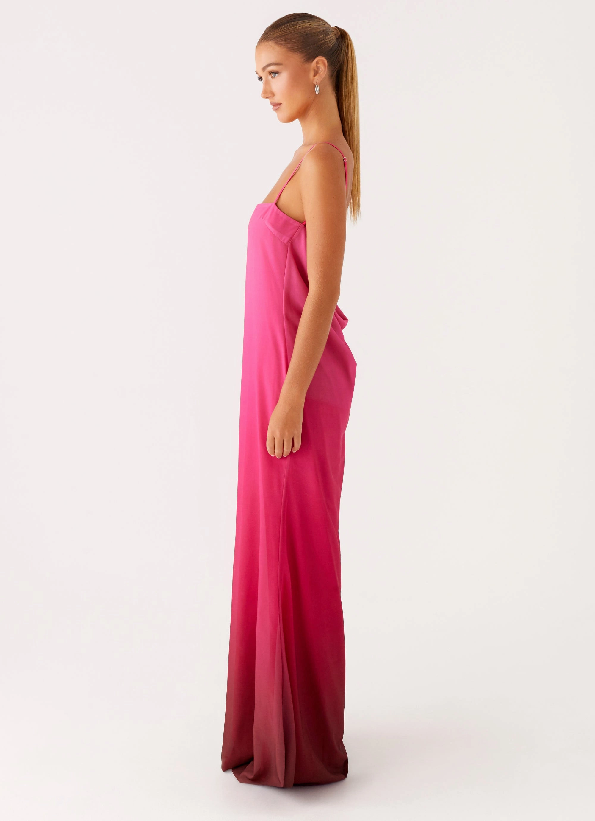 Stylish Wear Marianne Maxi Dress - Fuchsia Gradient