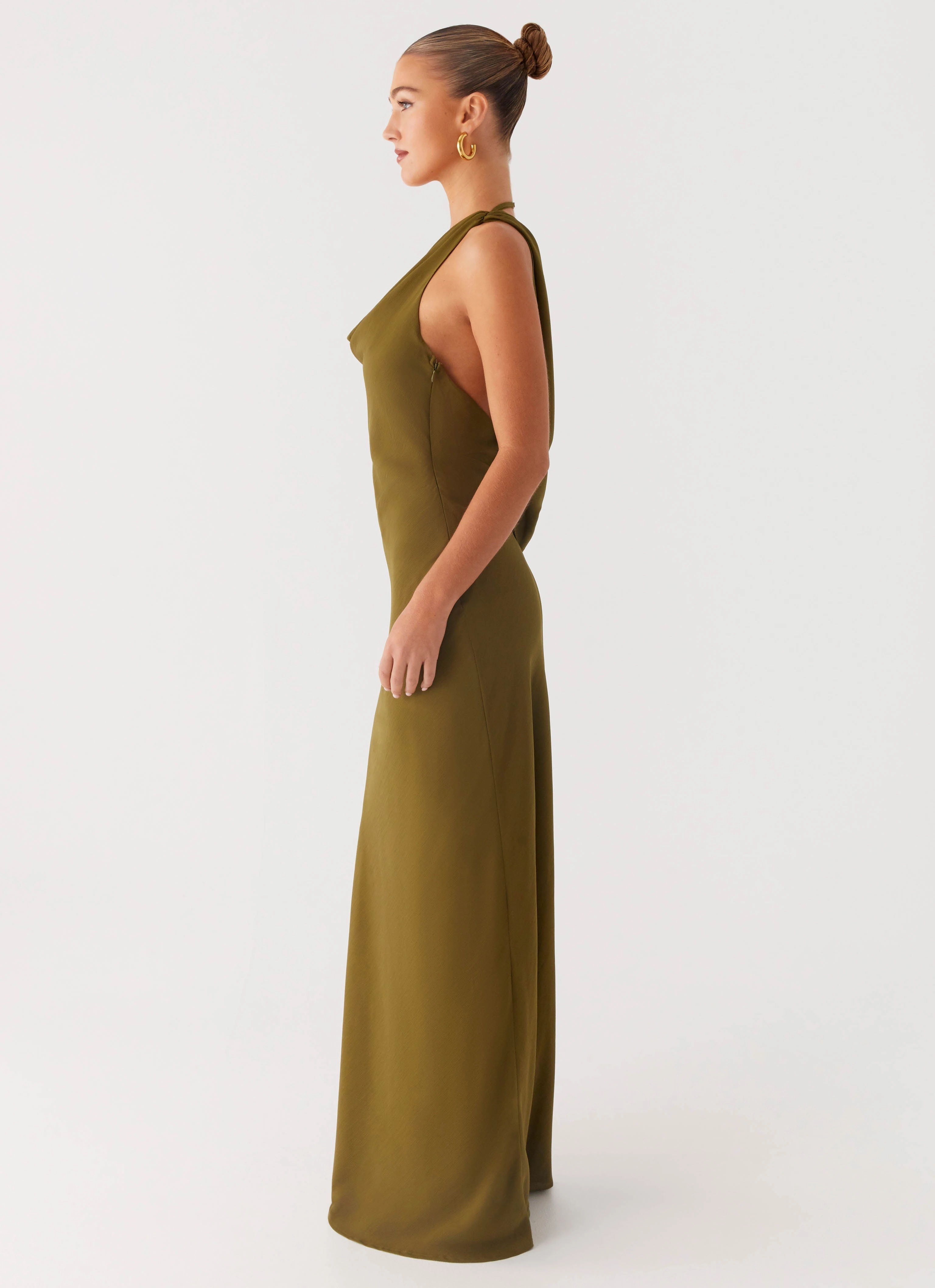 Must Have Opal Glow Maxi Dress - Khaki