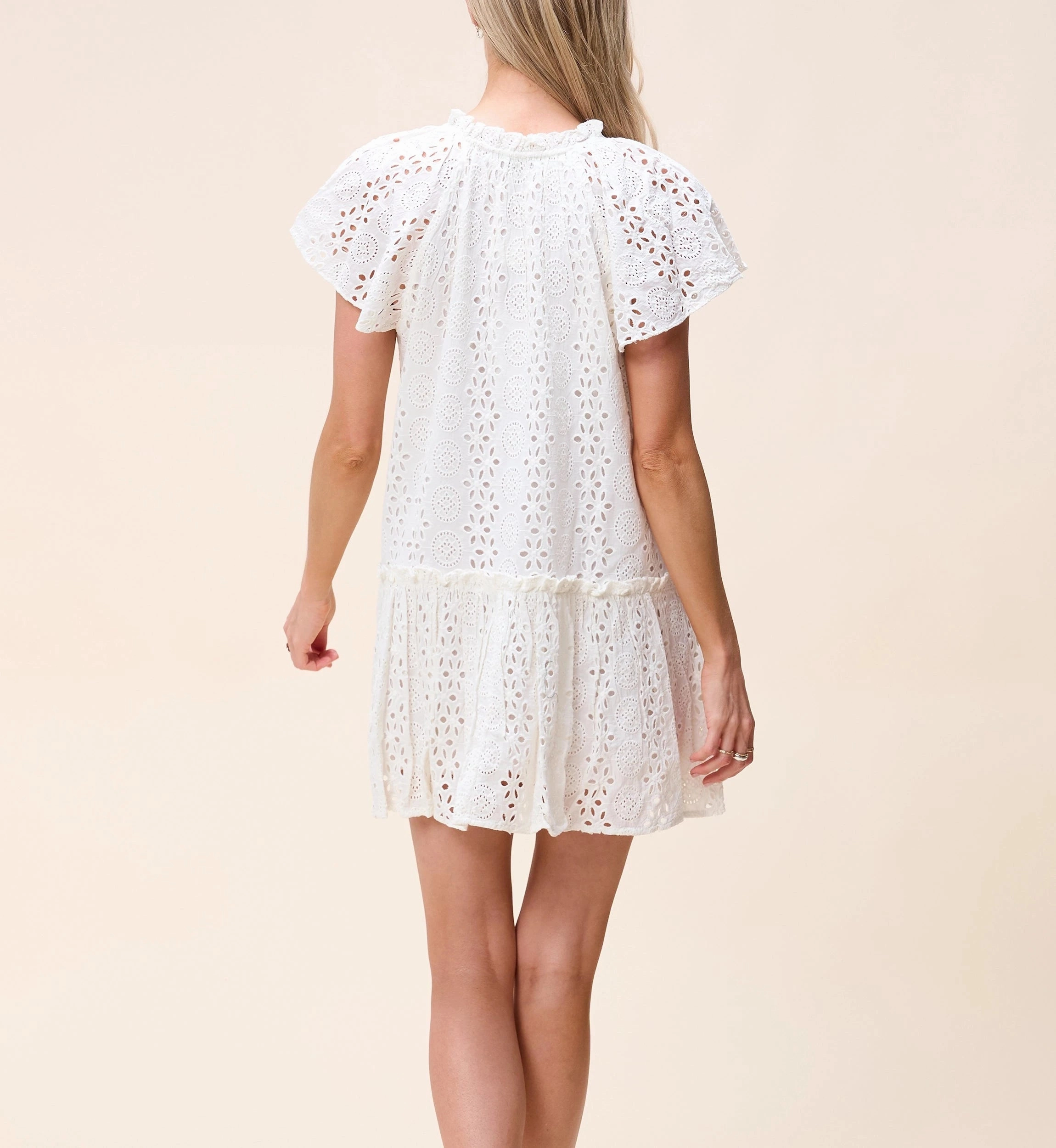 Lydia Mini Dress | Ivory Versatile Style Wear