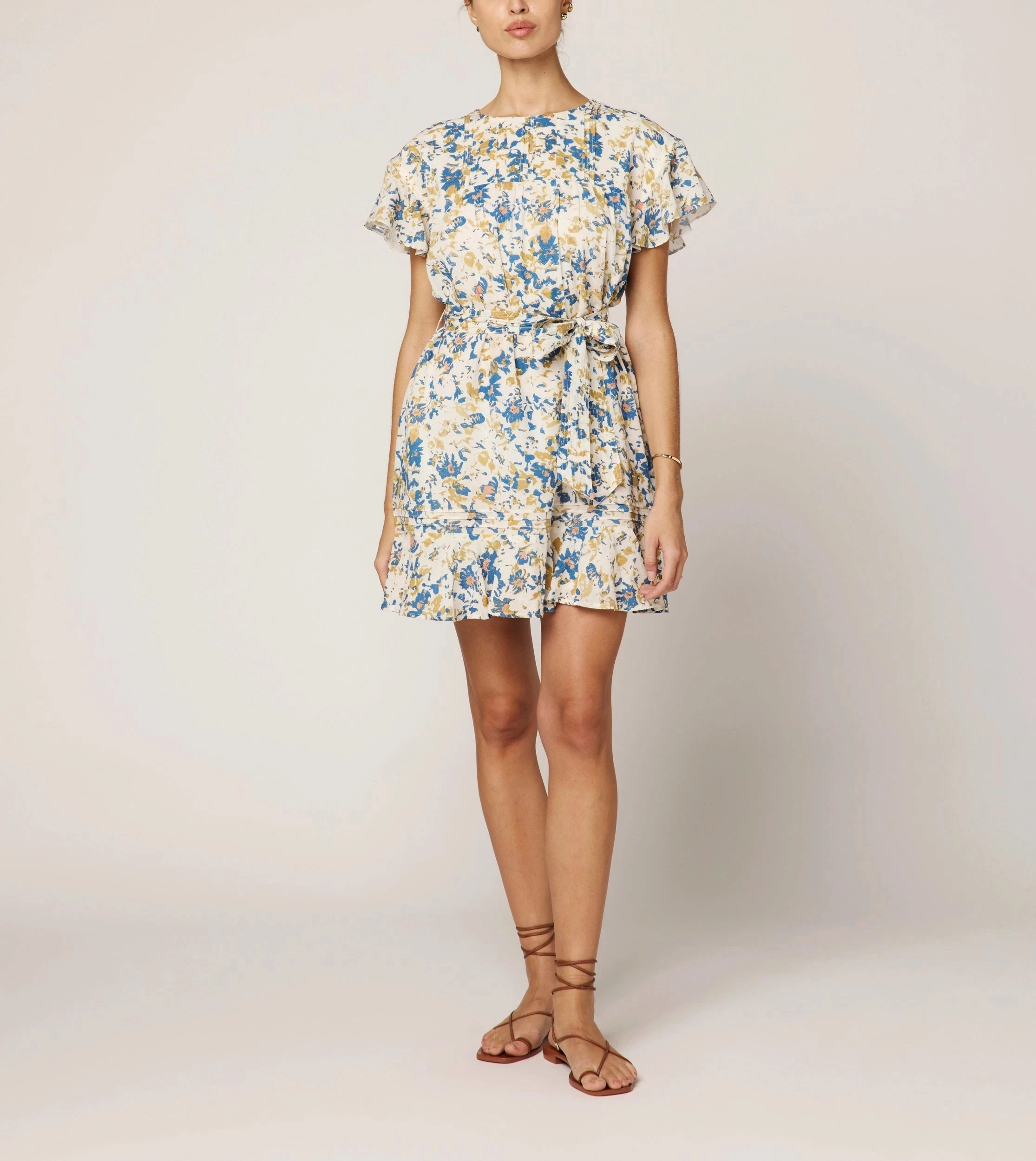 Lynn Mini Dress | Carina Print Comfortable Look Long Sleeve Tee