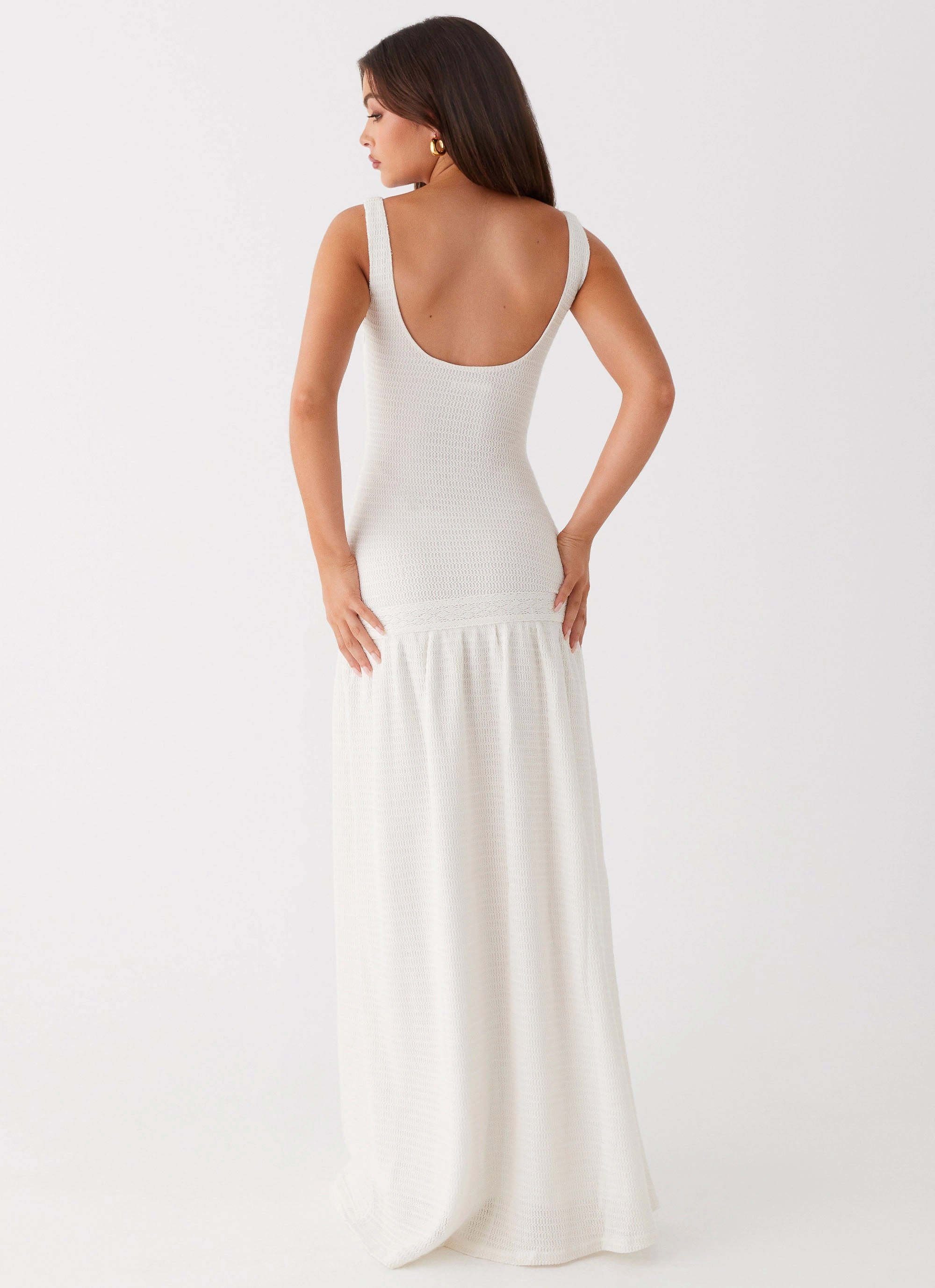 Refined Finish Chic Direction Lyrical Maxi Dress - Ivory