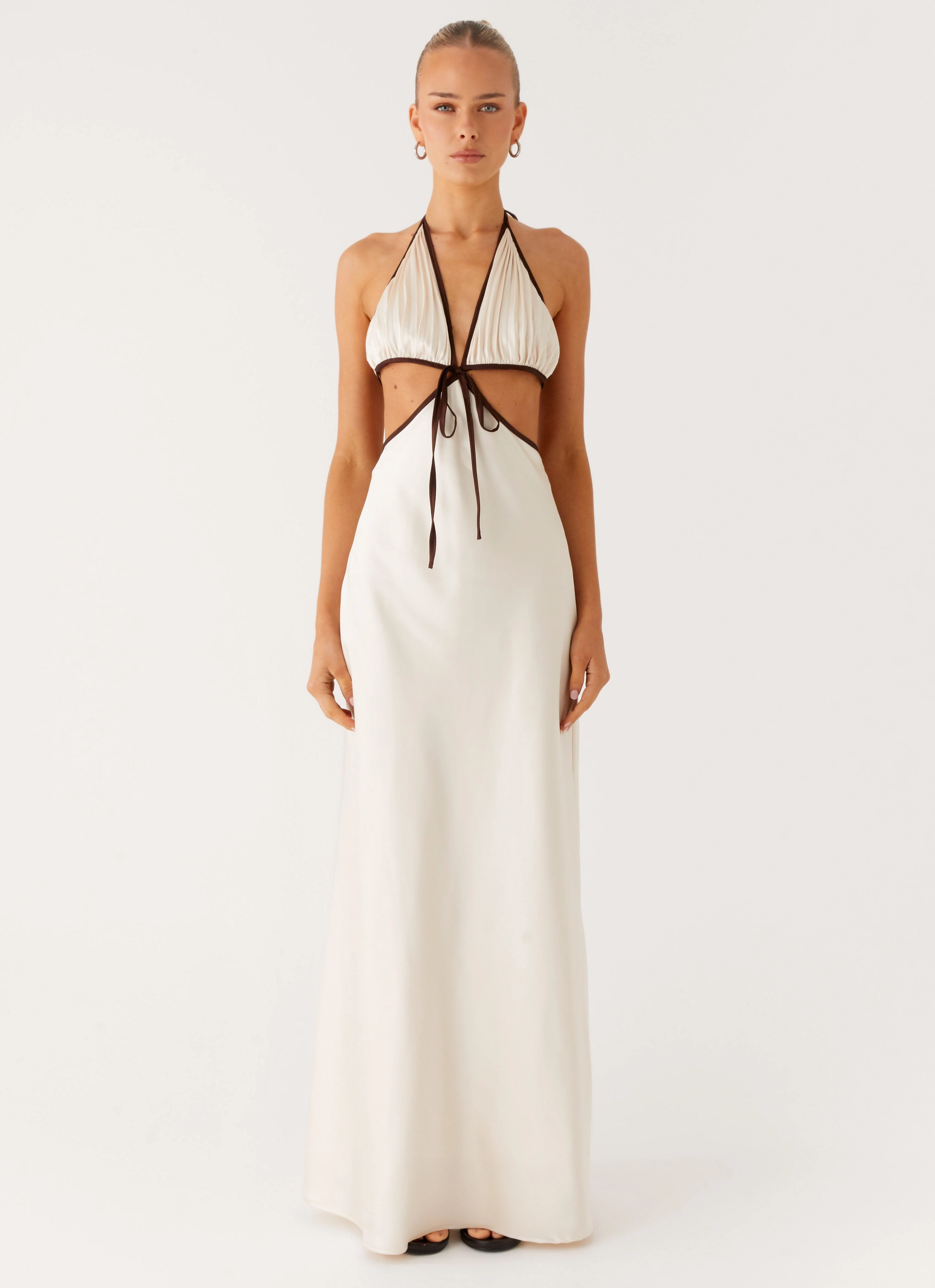 Evening Classic Mabel Maxi Dress - Cream