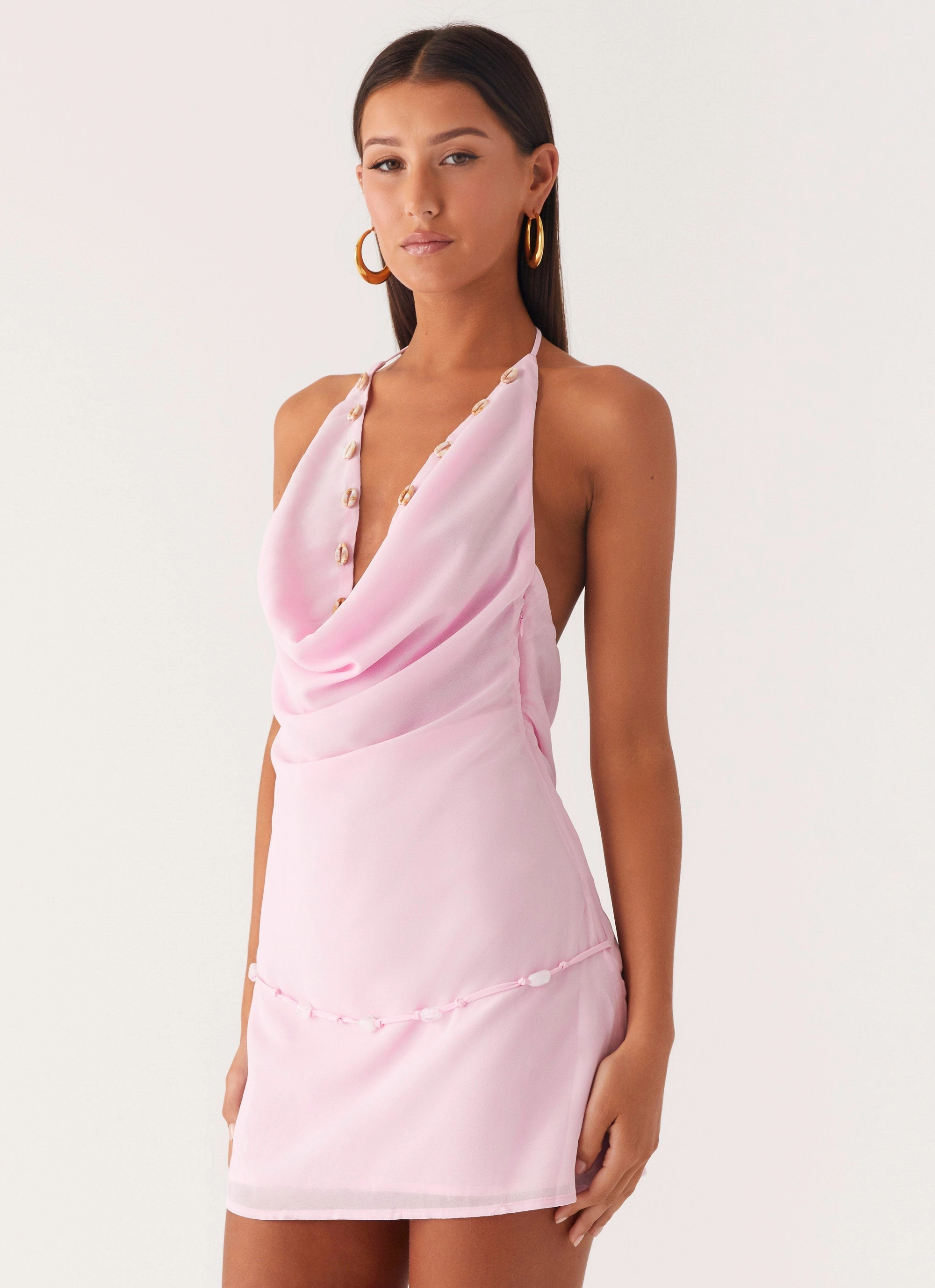 Just for Love Mini Dress - Baby Pink Trendy Vibe