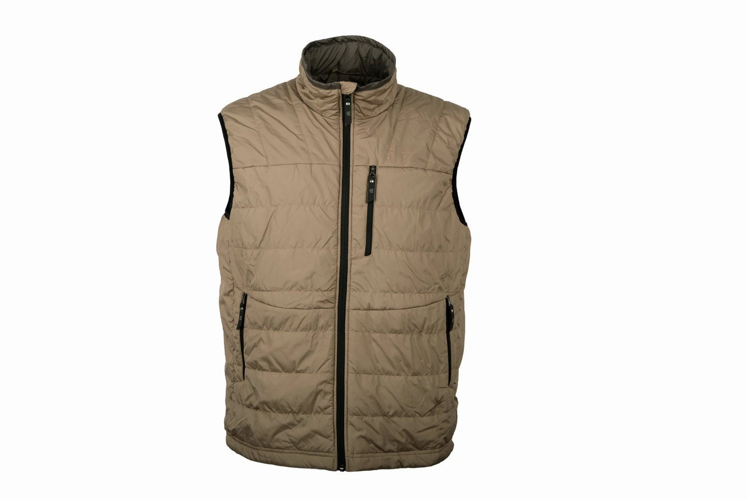 STS Ranchwear Mens Sterling Khaki/Olive 100% Polyester Softshell Vest Anti Slip Shoulder Casual Style