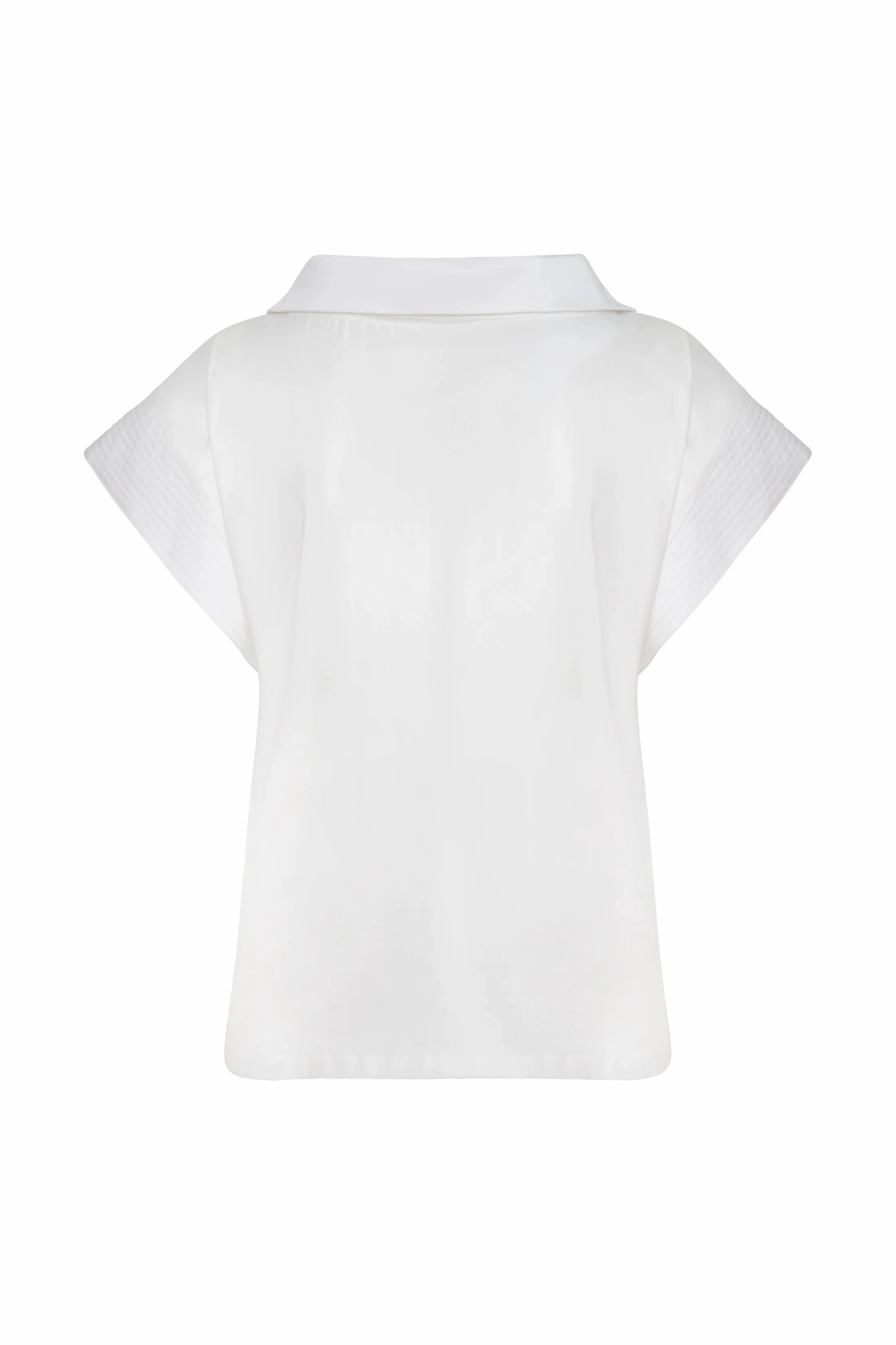 Silicone Grip Interior Mahal Blouse in Off White