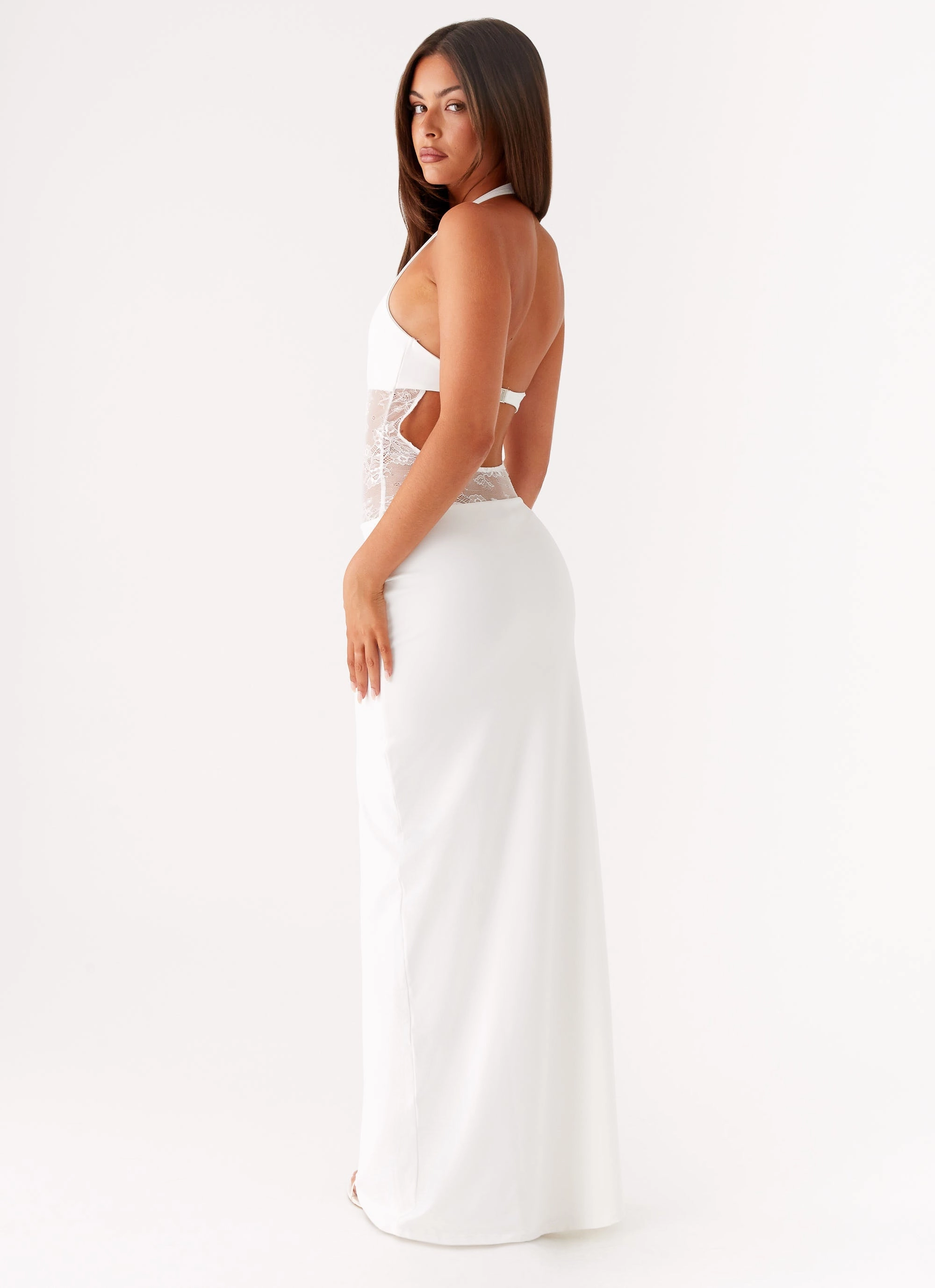Vibe Style Main Focus Maxi Dress - White