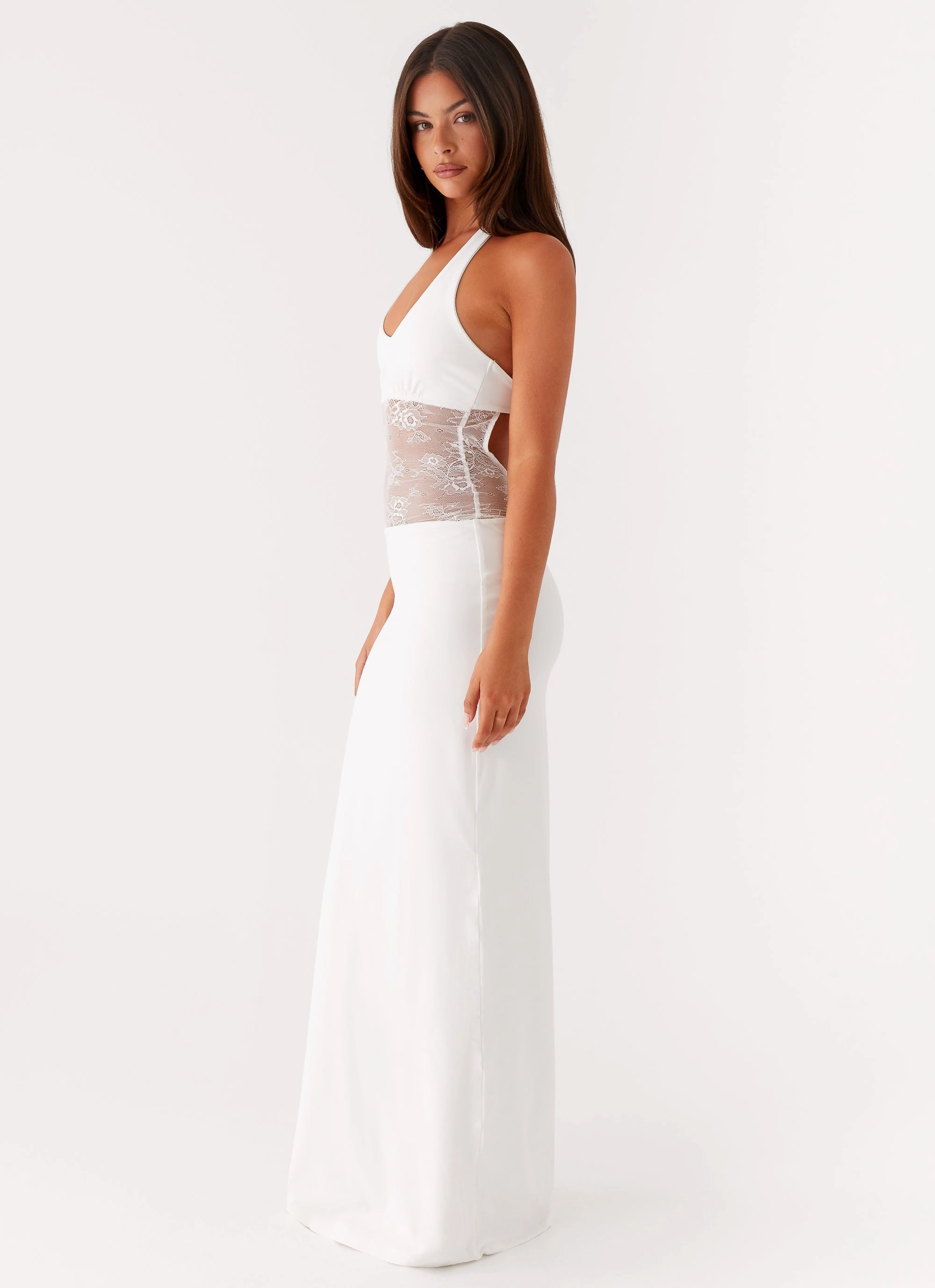 Main Focus Maxi Dress - White Boxy-Style Pure Motion