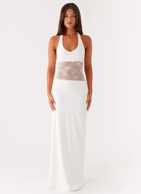 Lounge Vibes Main Focus Maxi Dress - White