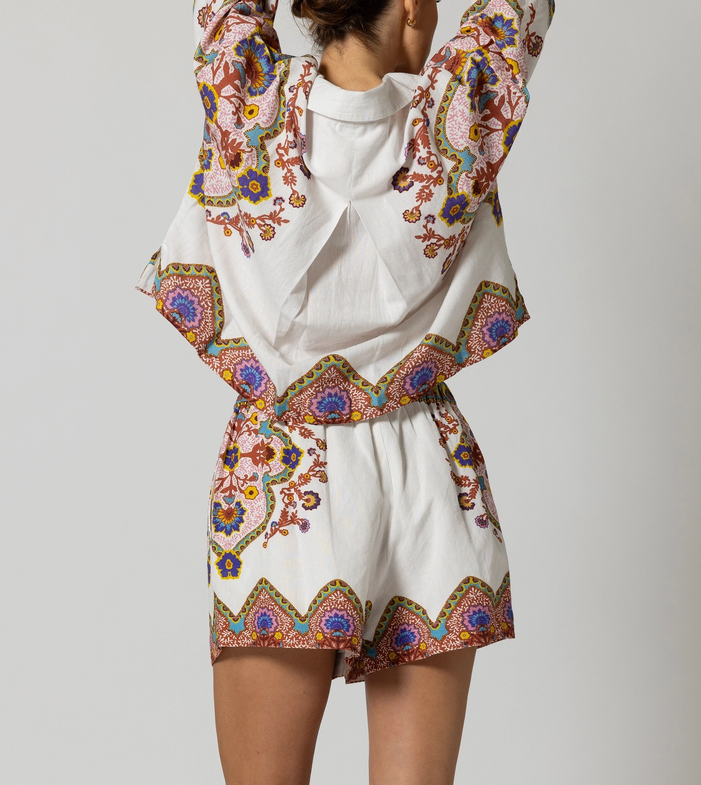 Malcolm Short | Lagos StretchFabric Denim Shirt