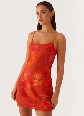 Manifest Mini Dress - Amber Soft Feel