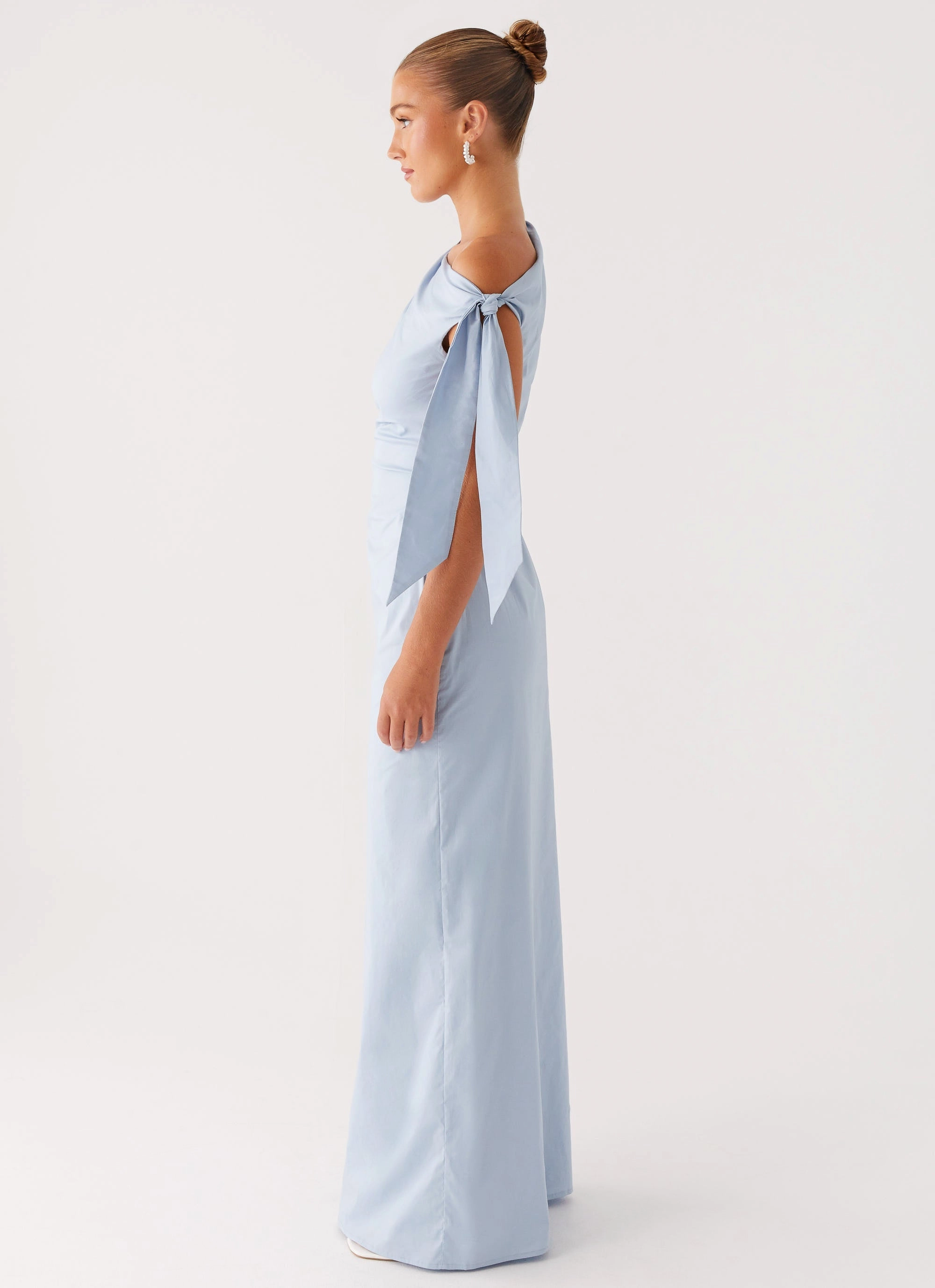 Marella Maxi Dress - Blue Polished Wear Balanced Look