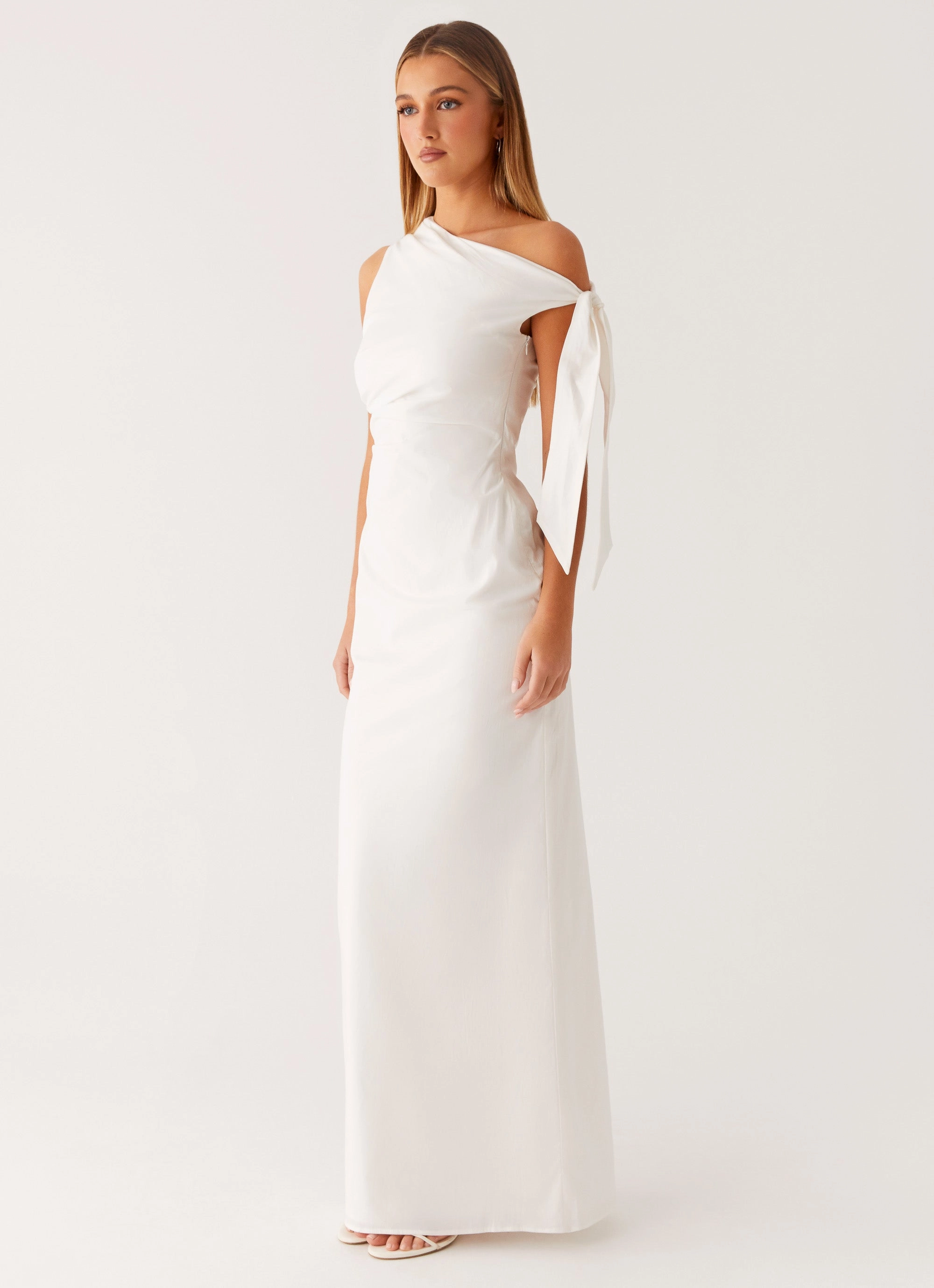 Soft Stretch Marella Maxi Dress - Ivory