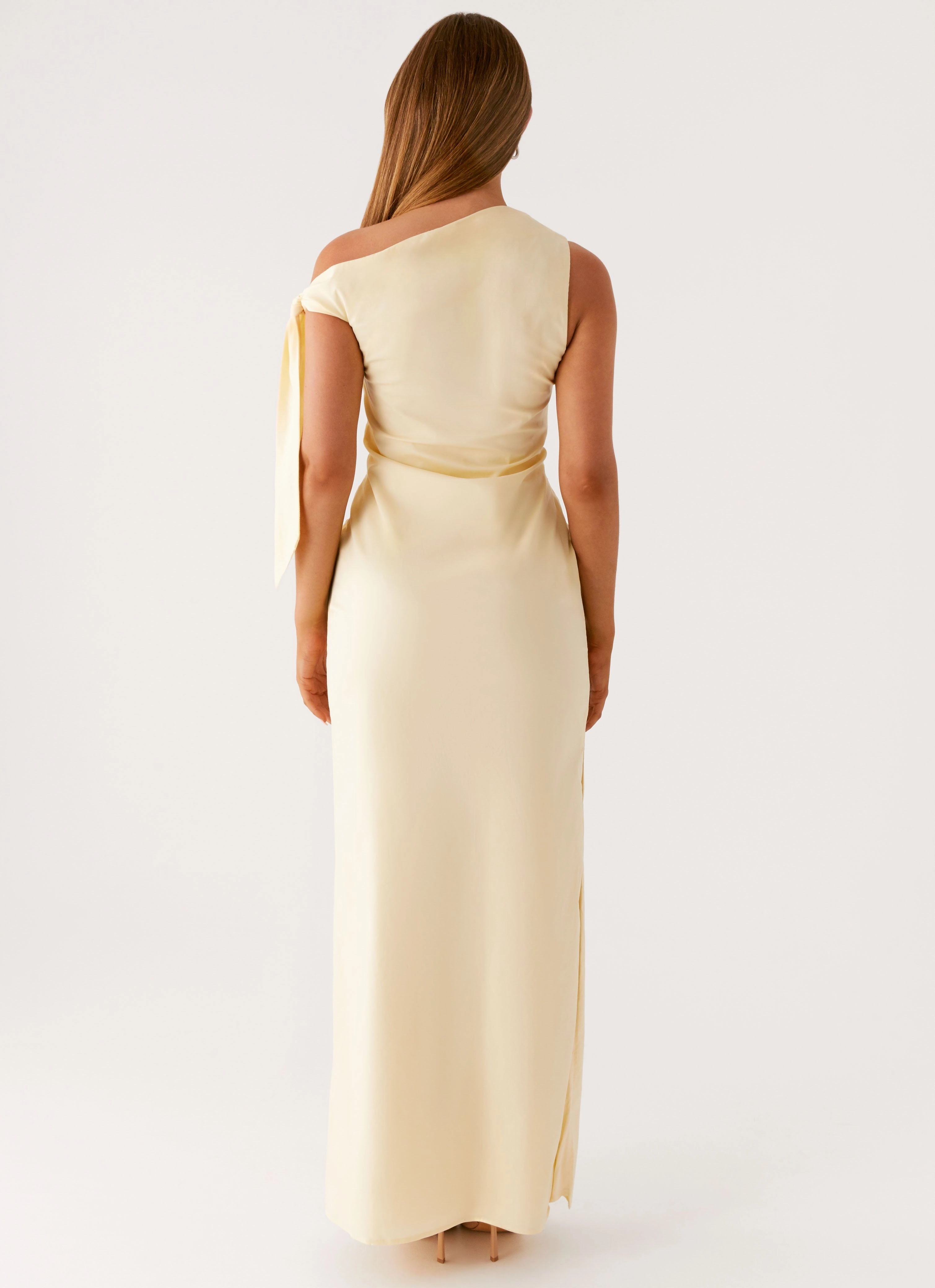Marella Maxi Dress - Yellow Comfortable and Flattering Flattering Fit