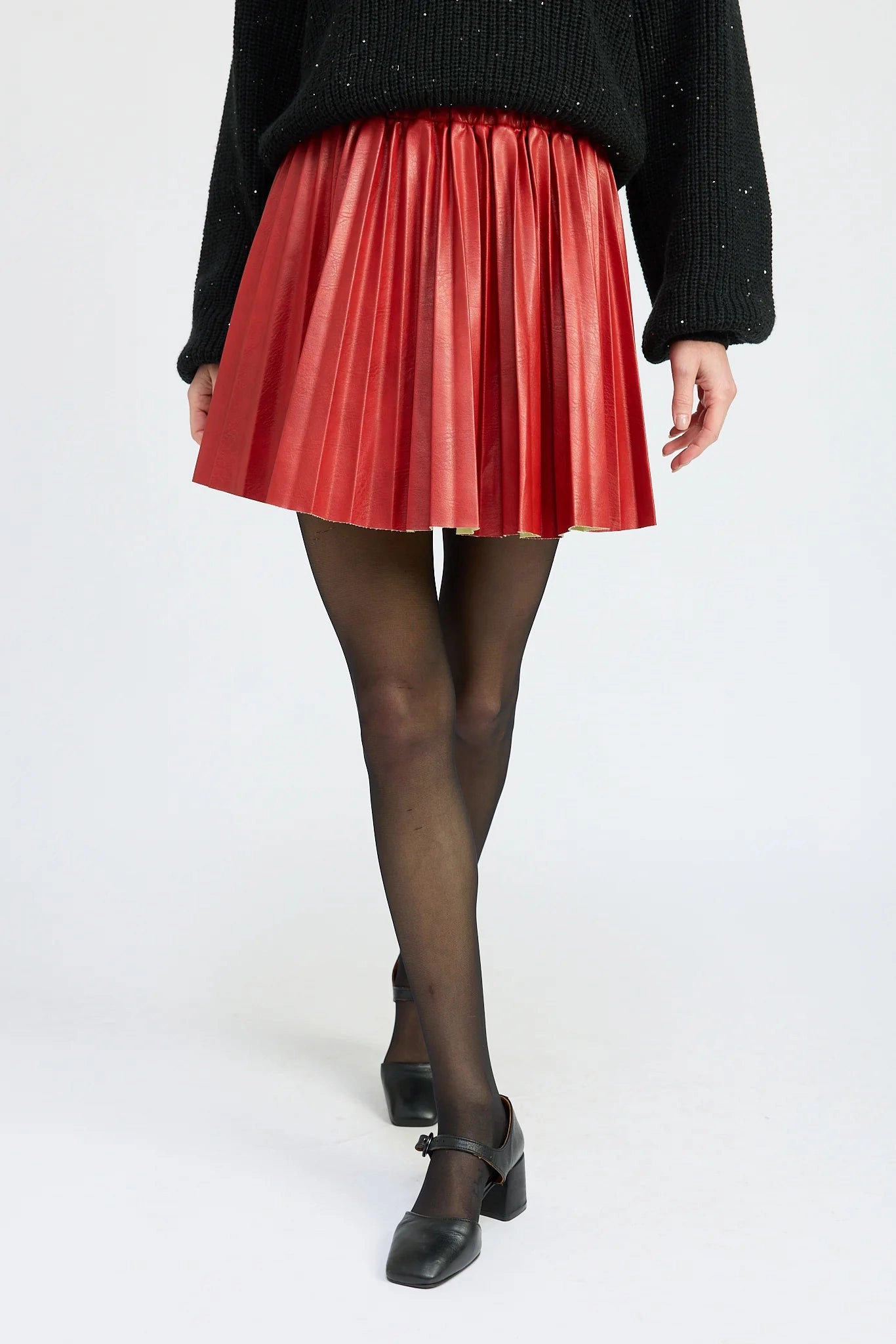 Margot Mini Skirt Wrinkle Resistant Textile