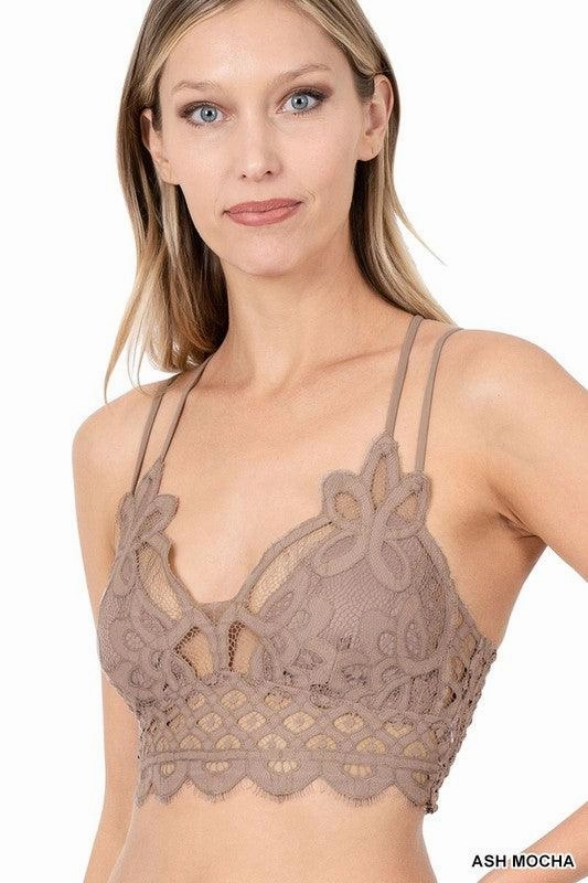 Mariah Lace Bralette S-XL HypoallergenicMaterial Thermoregulating Fabric