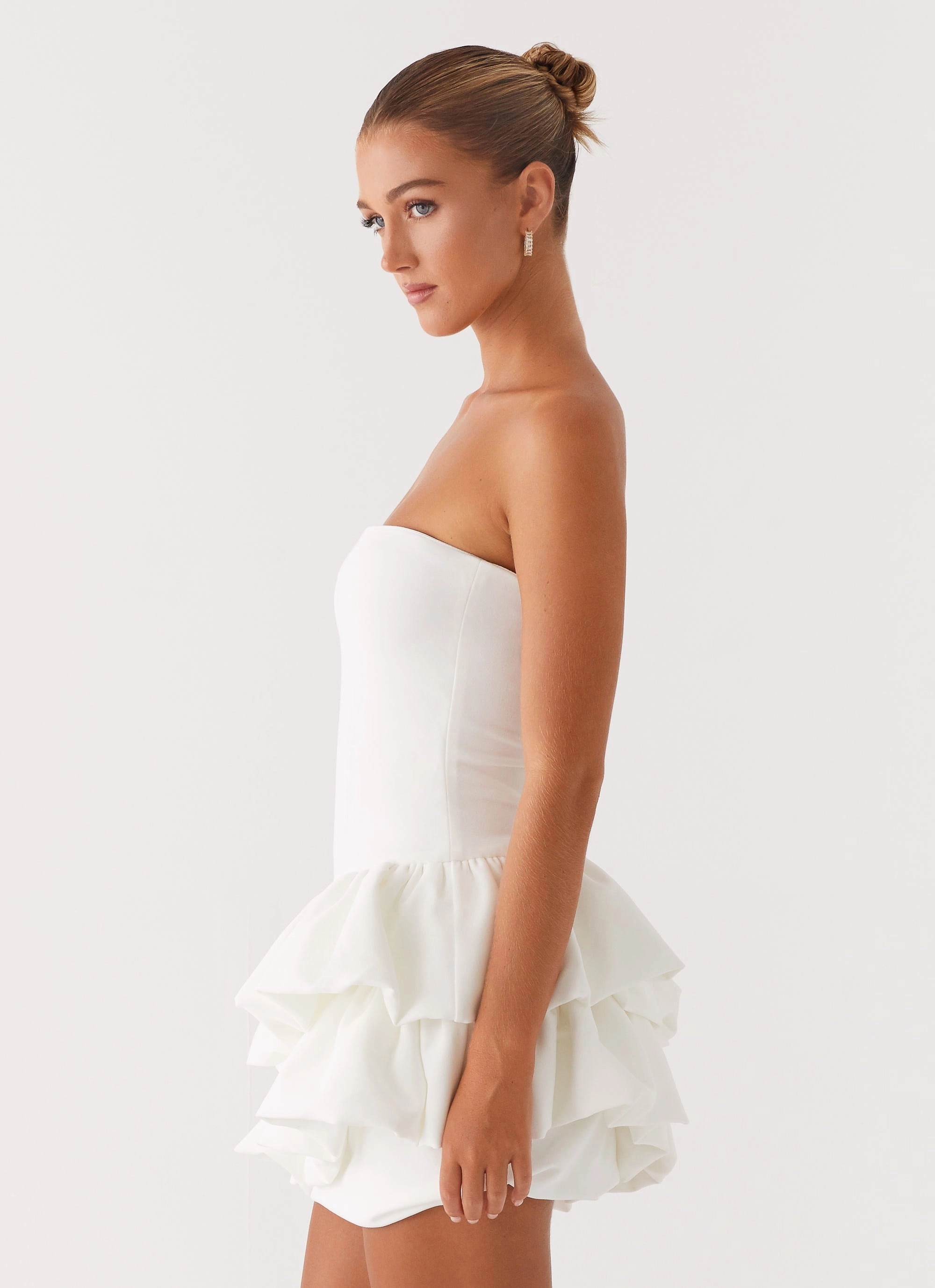 Light Cloud Marie Mini Dress - White