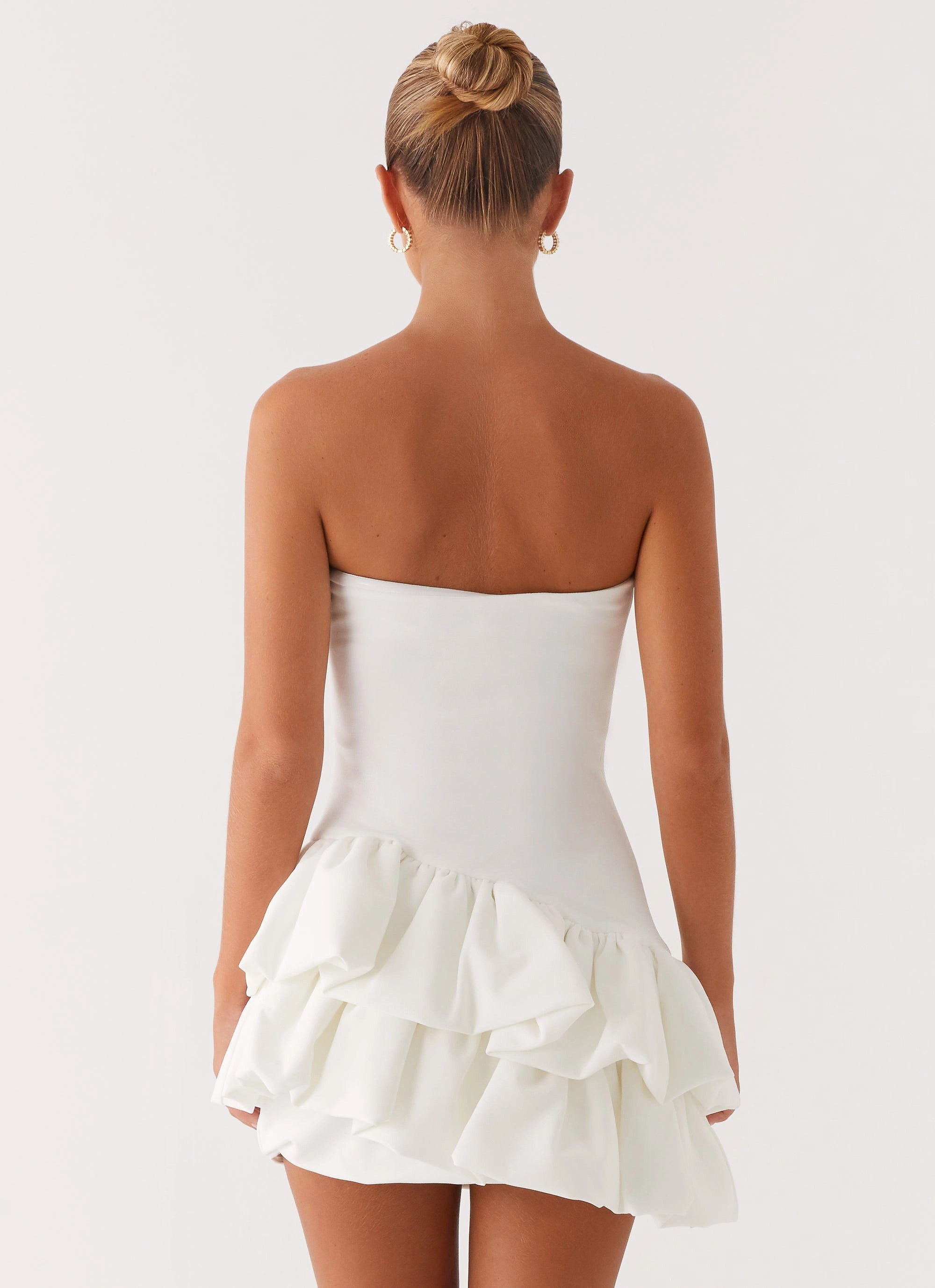 Comfortable Cut Sophisticated Comfort Marie Mini Dress - White