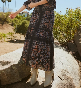 Outfit Flow Marjorie Ankle Skirt | Dark La Ramos