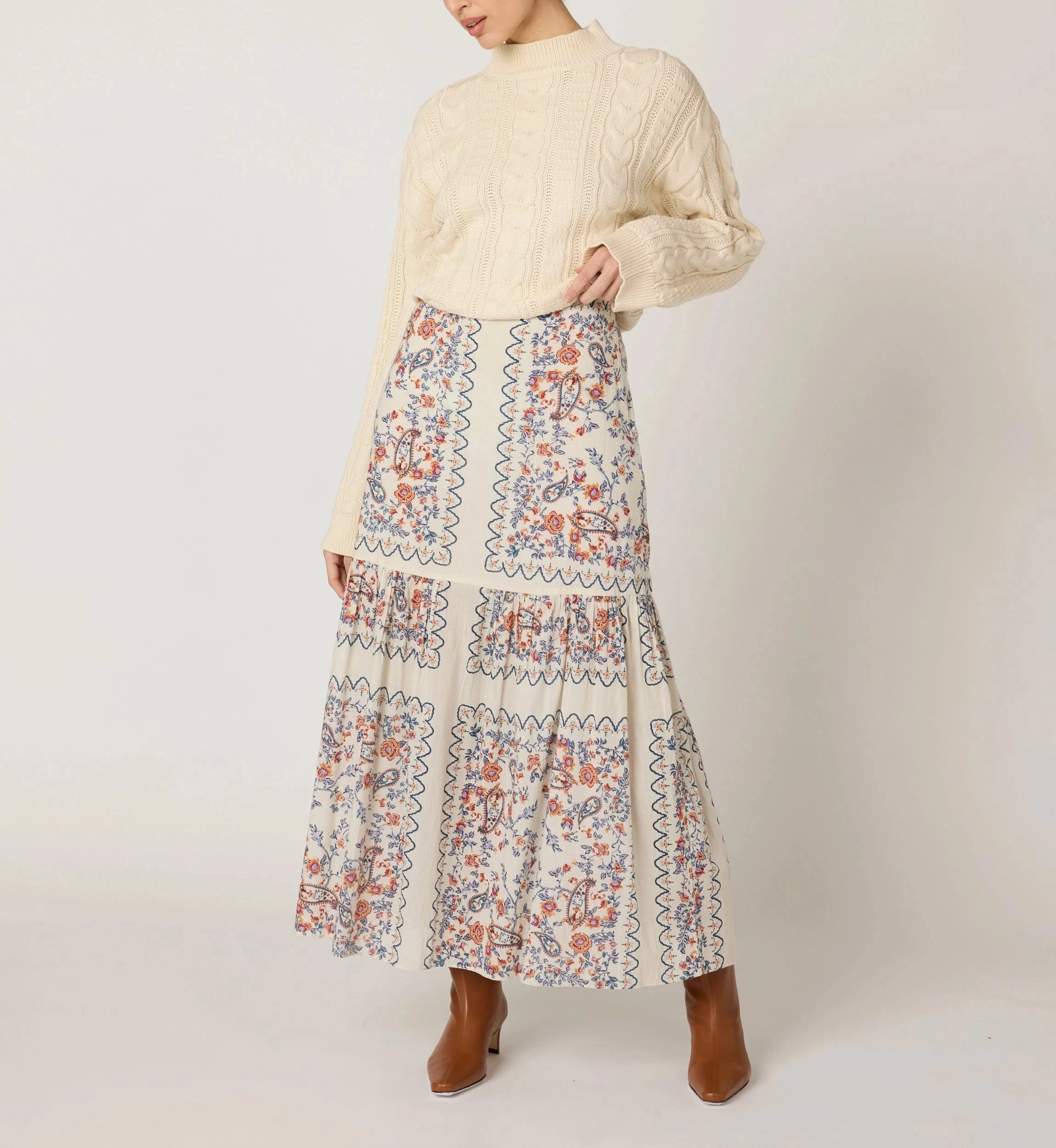 Marjorie Ankle Skirt | La Ramos AllDaySoftness