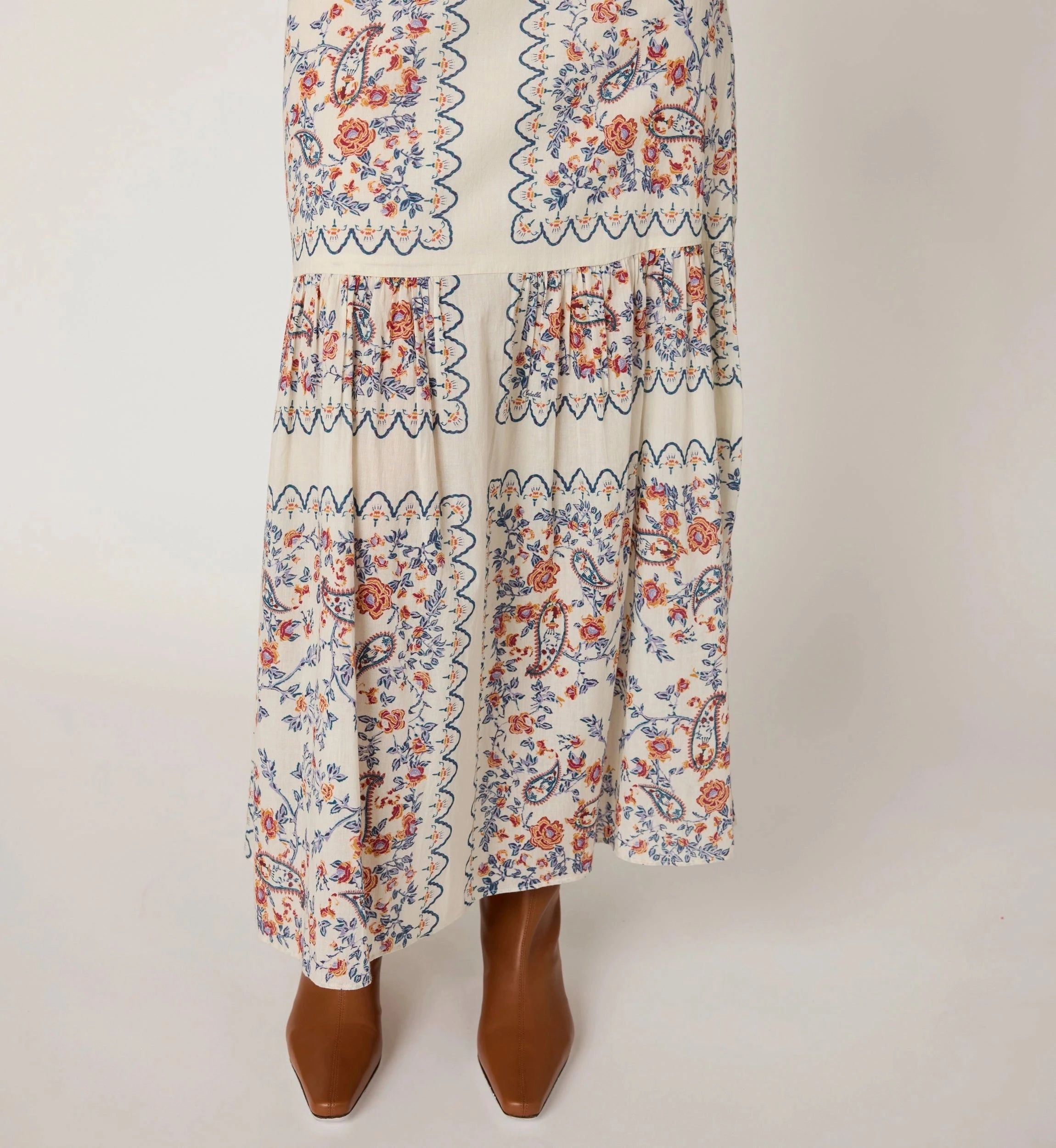 Regular Fit Marjorie Ankle Skirt | La Ramos