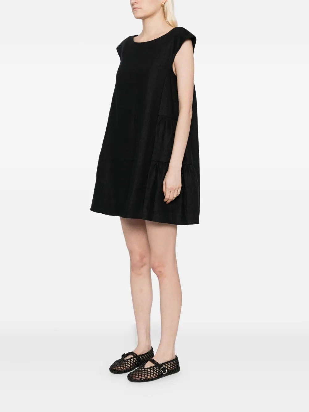 Flexible Mood Matilda Shift Mini Dress in Black