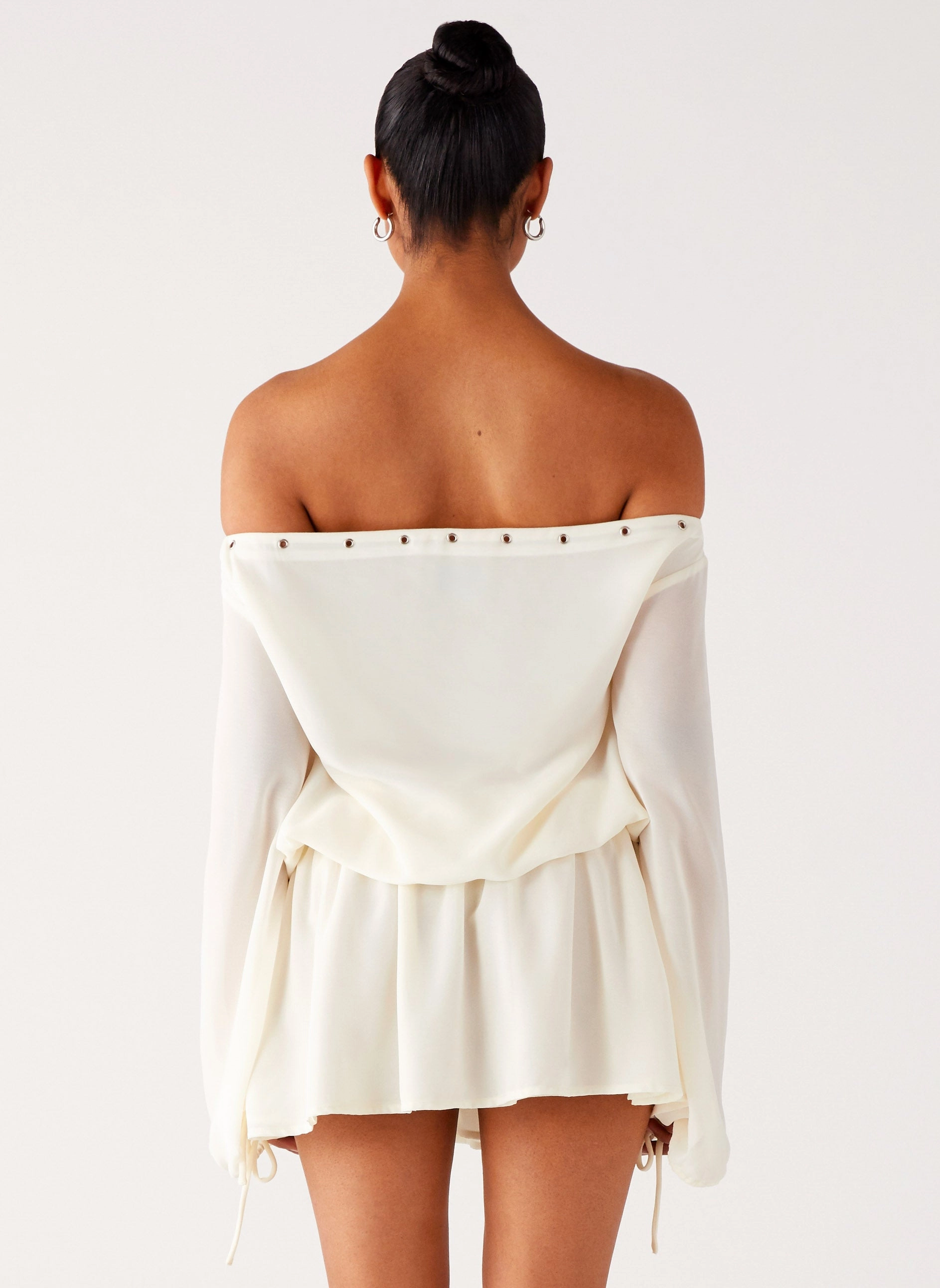 Ready Anytime Astaria Mini Dress - Ivory
