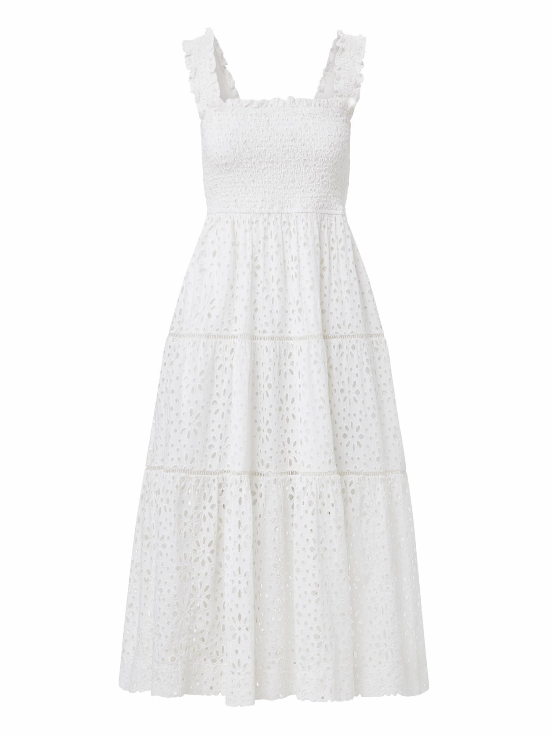 Kristen Dress Fresh White Seaside Eyelet Playful touch Light and Breezy