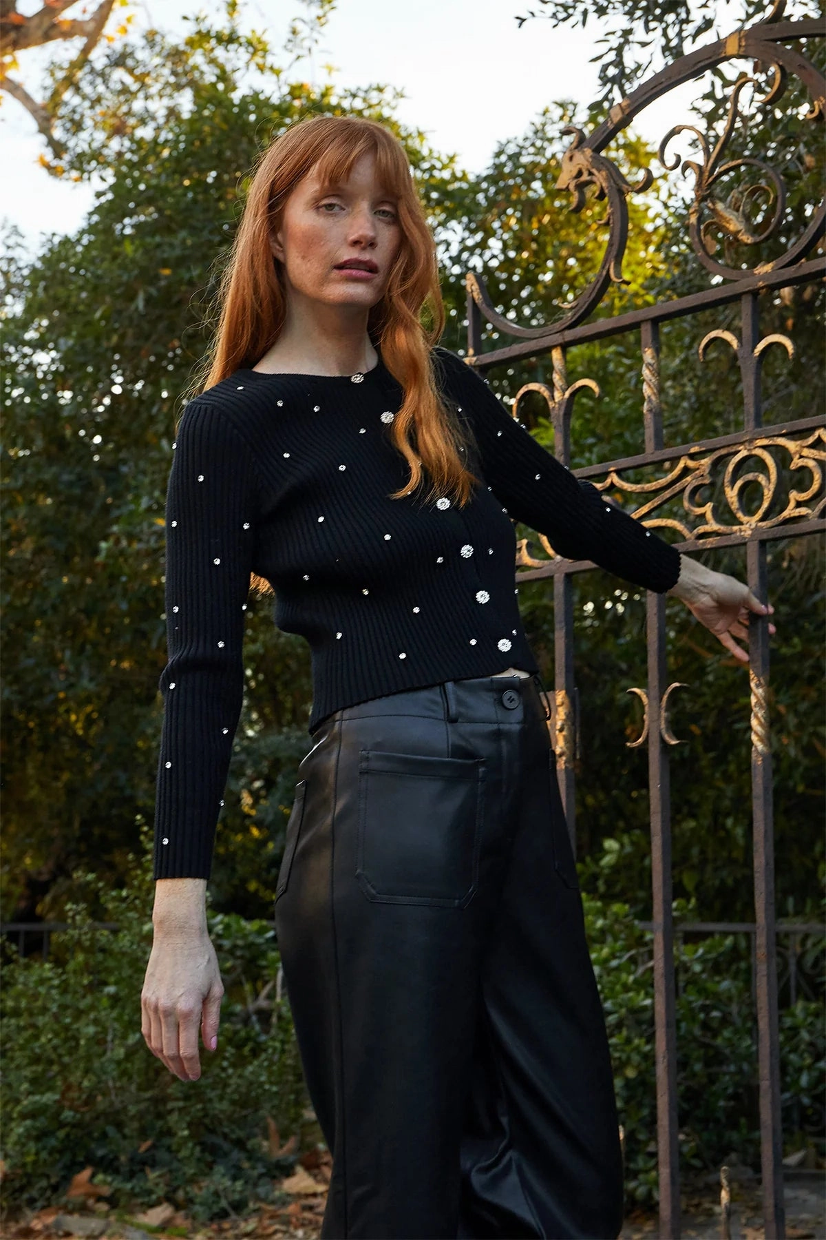 Mauricia Pearl Cardigan High Stretch Fabric