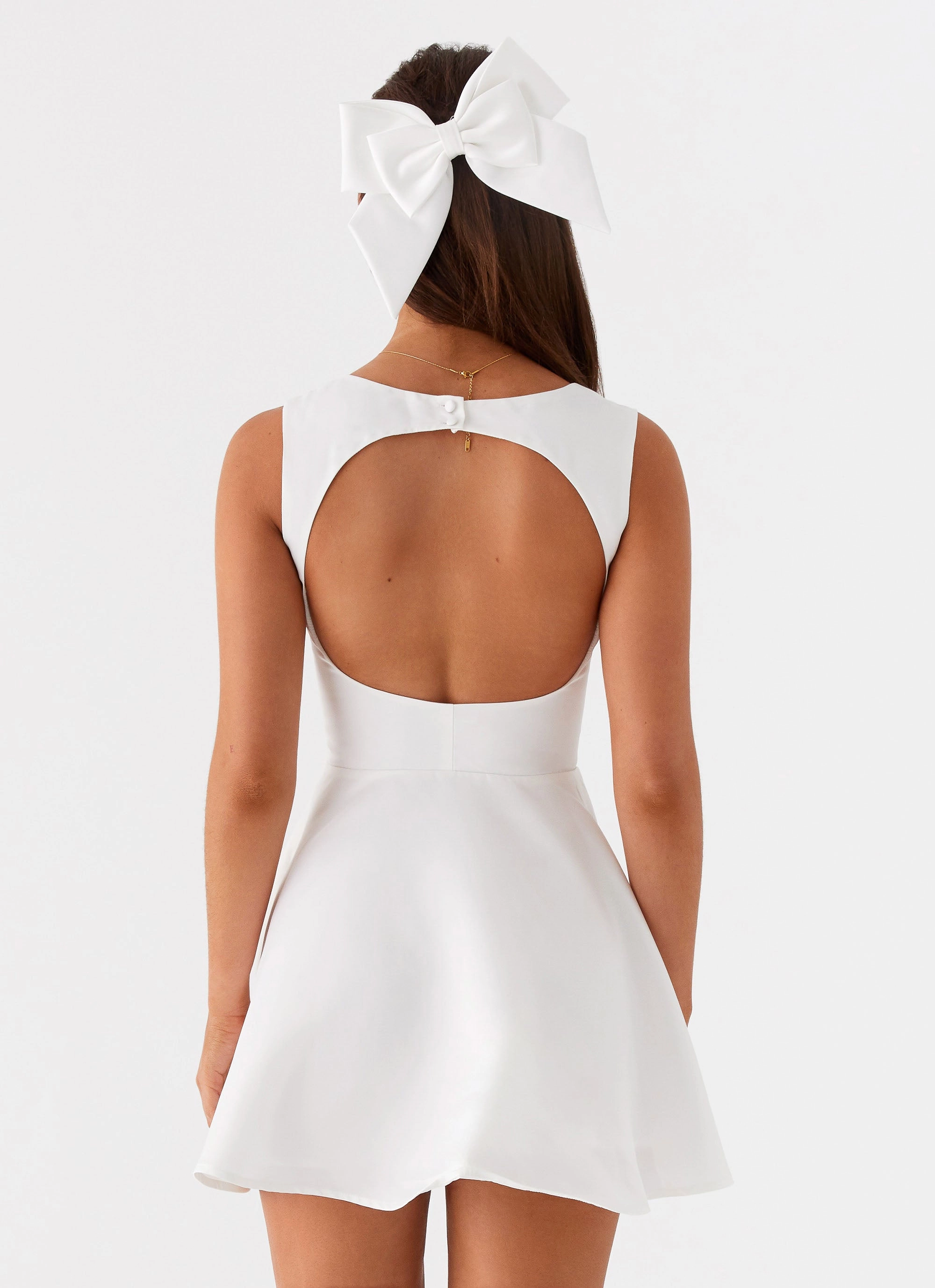 Relaxed fit wear Candice Mini Dress - White