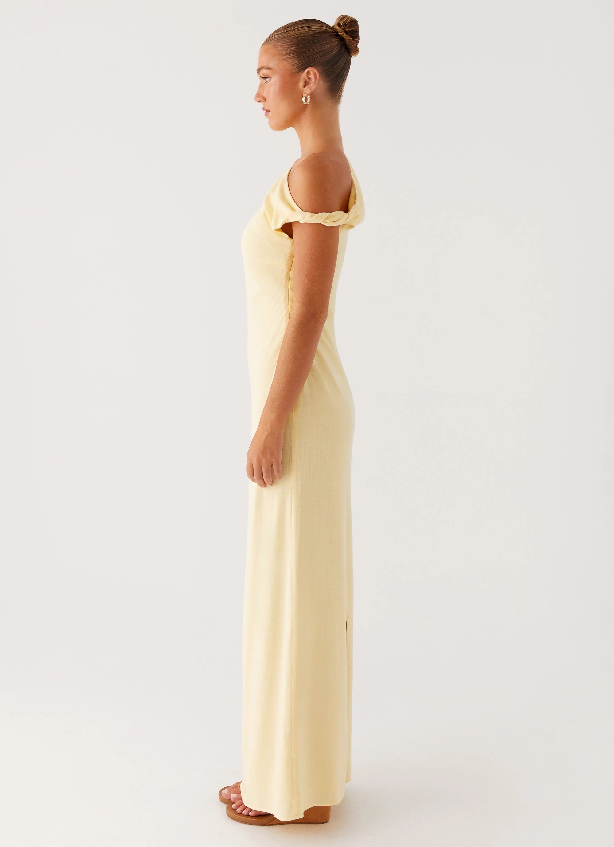 Autumn Mood Mckenna Maxi Dress - Yellow