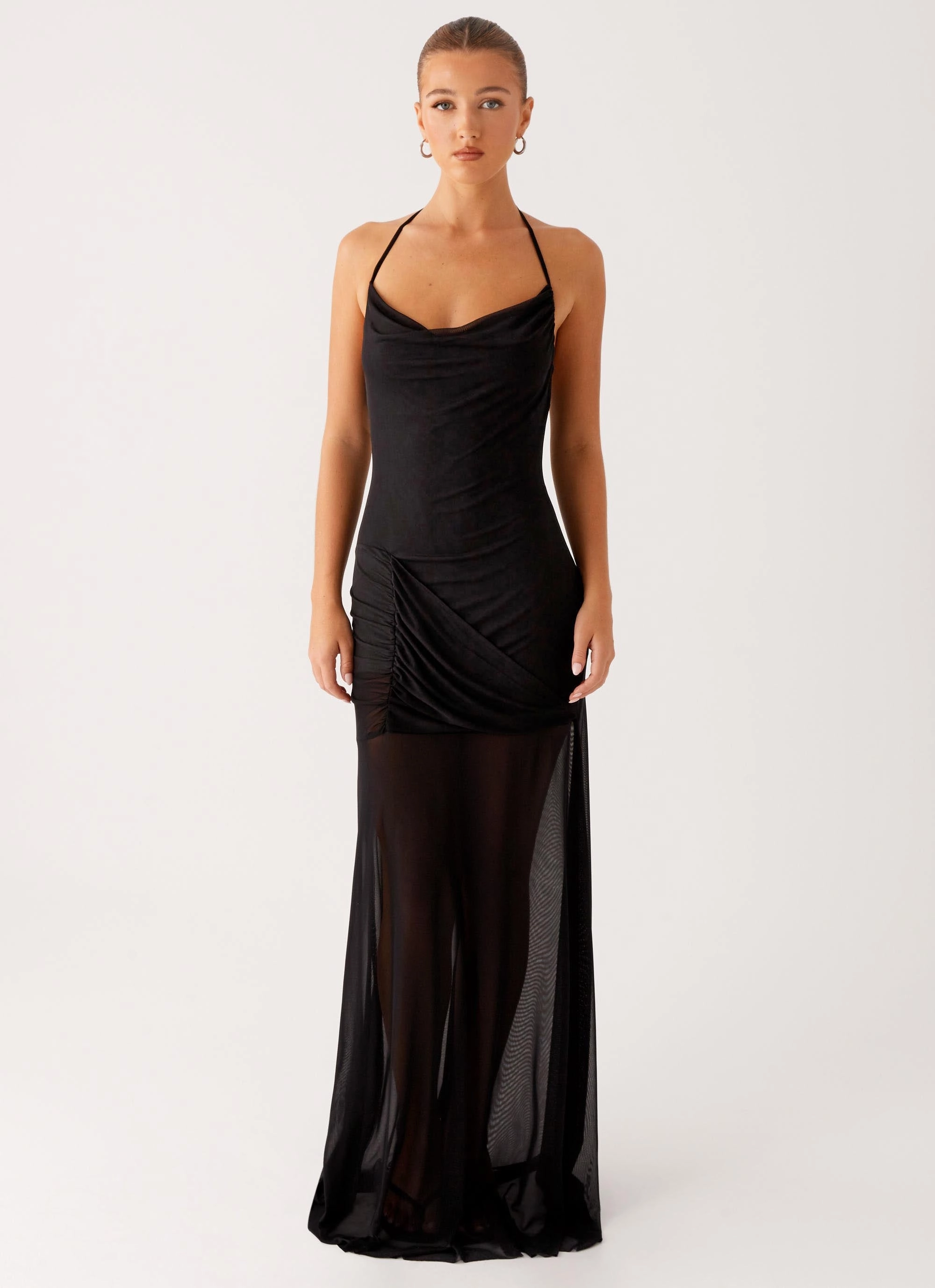 Minimal Outfit Stylish and Comfortable Mckinley Maxi Dress - Black