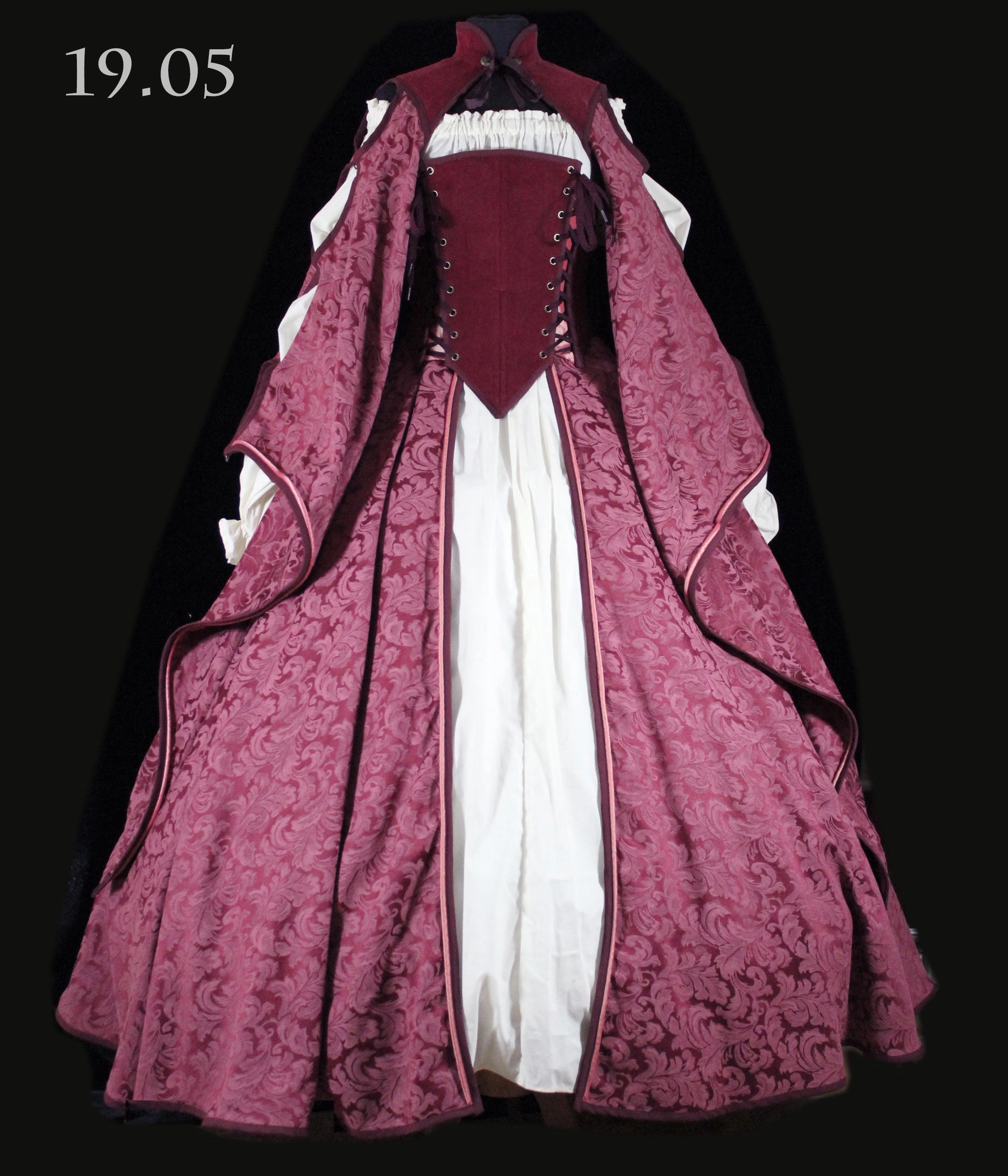 Hip Skimming Contoured Waist Mega Skirt and Sleeves