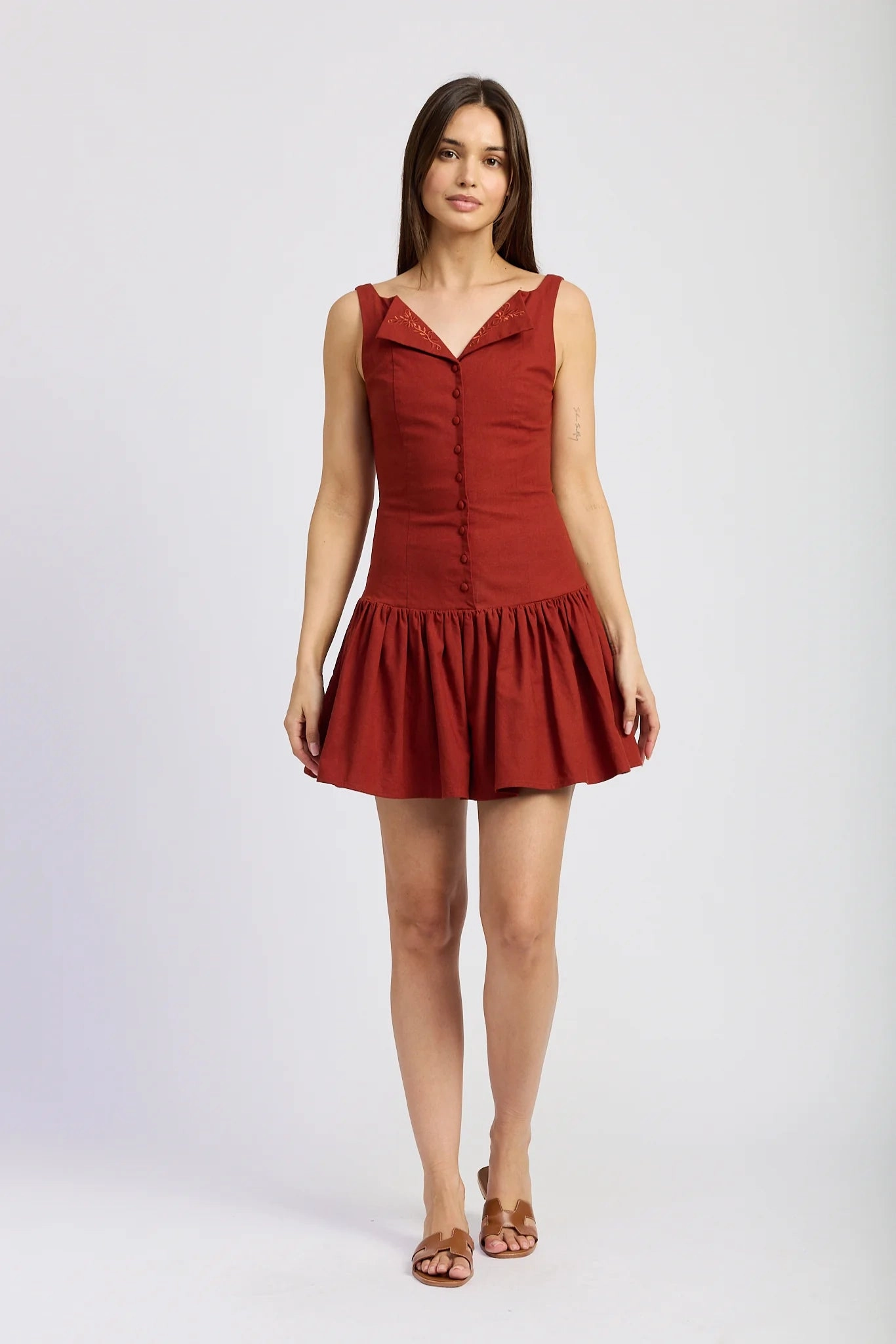 Megumi Mini Dress Modern Aesthetic Belted-Style
