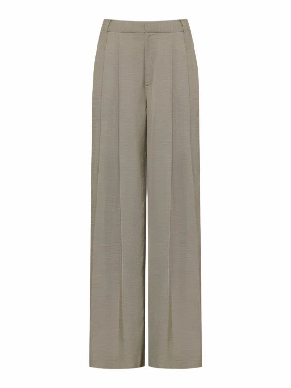 Melange Double Loop Pants in Rye Basic Utility