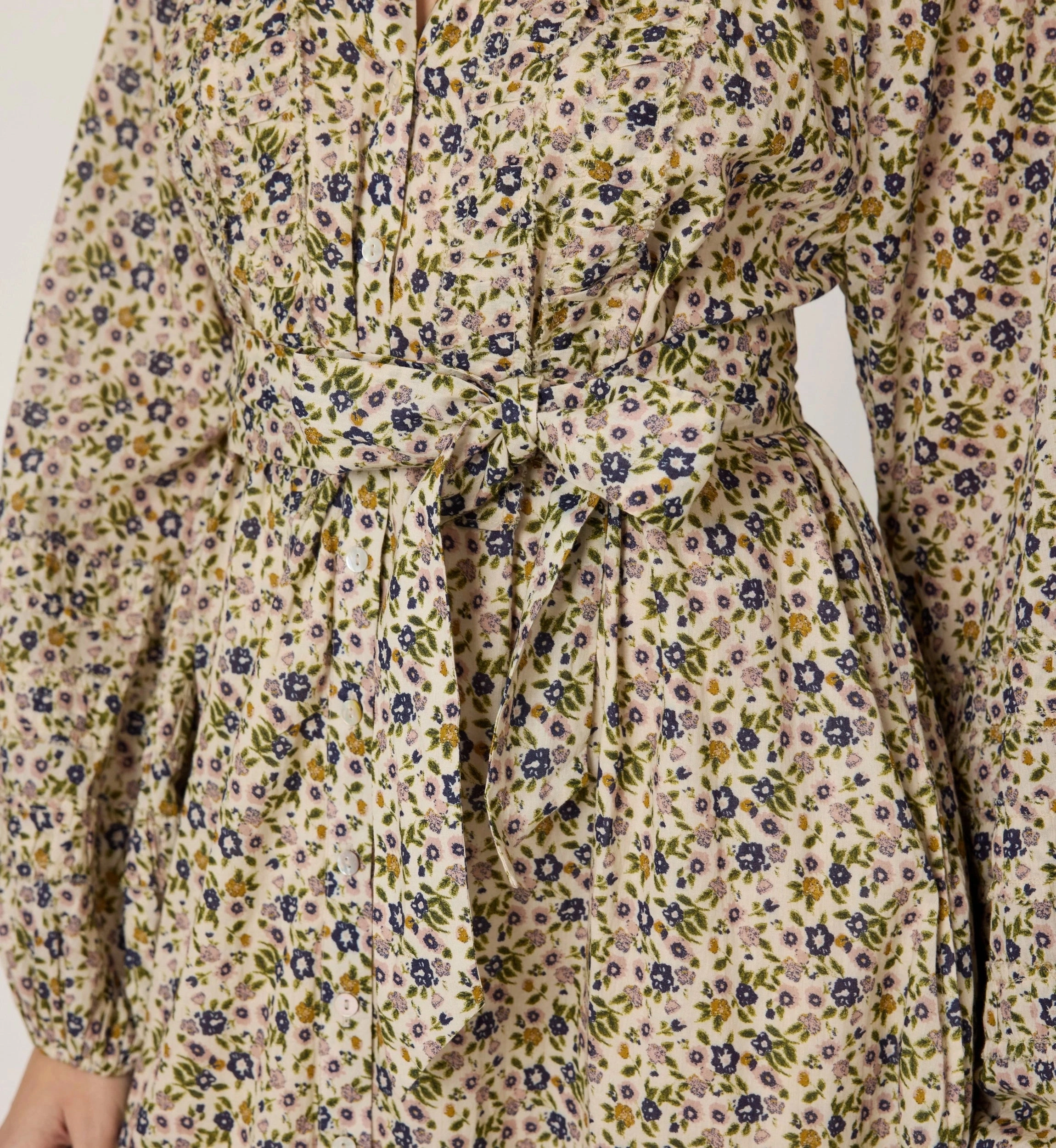 Melinda Midi Dress | Eloisa Floral Shape Hug