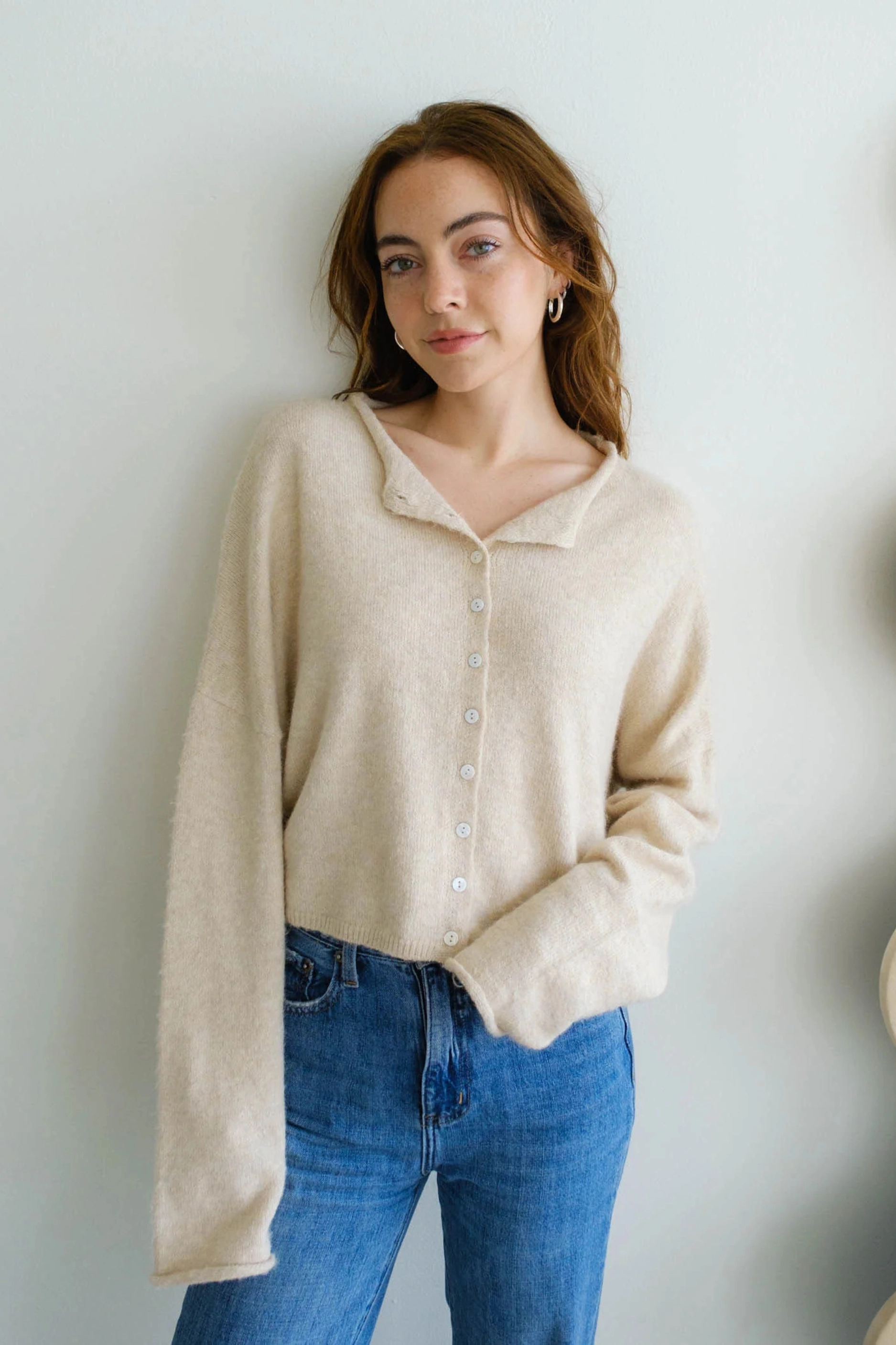Piper Cardigan - Natural Athletic Look