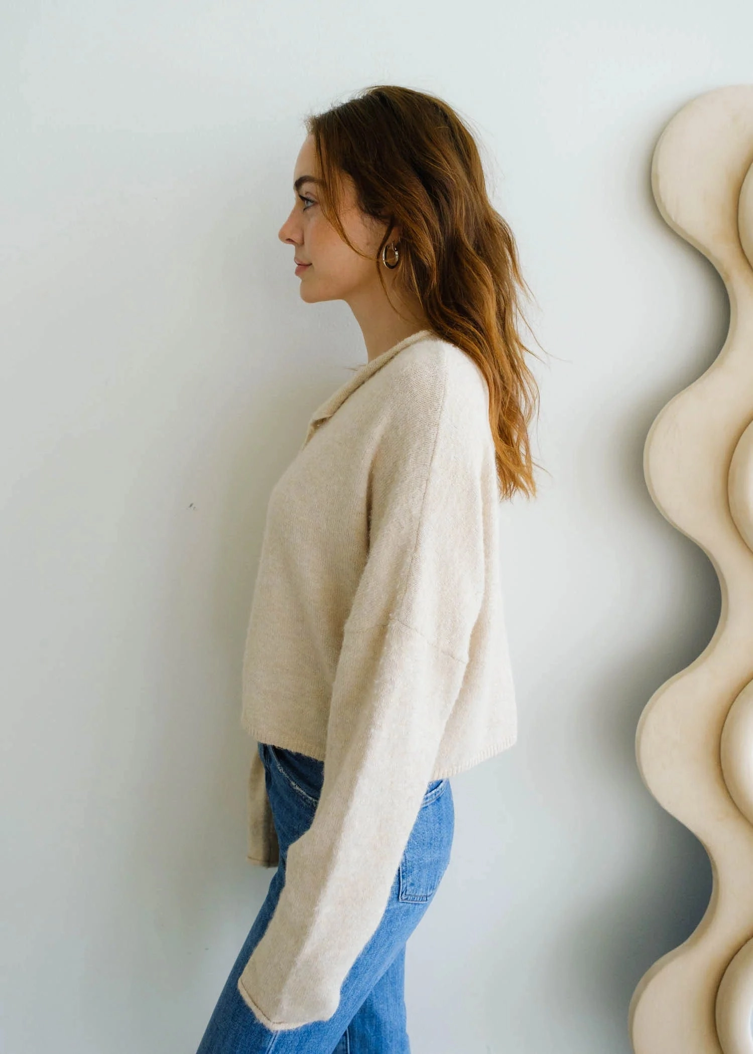 SoftBrushed Piper Cardigan - Natural