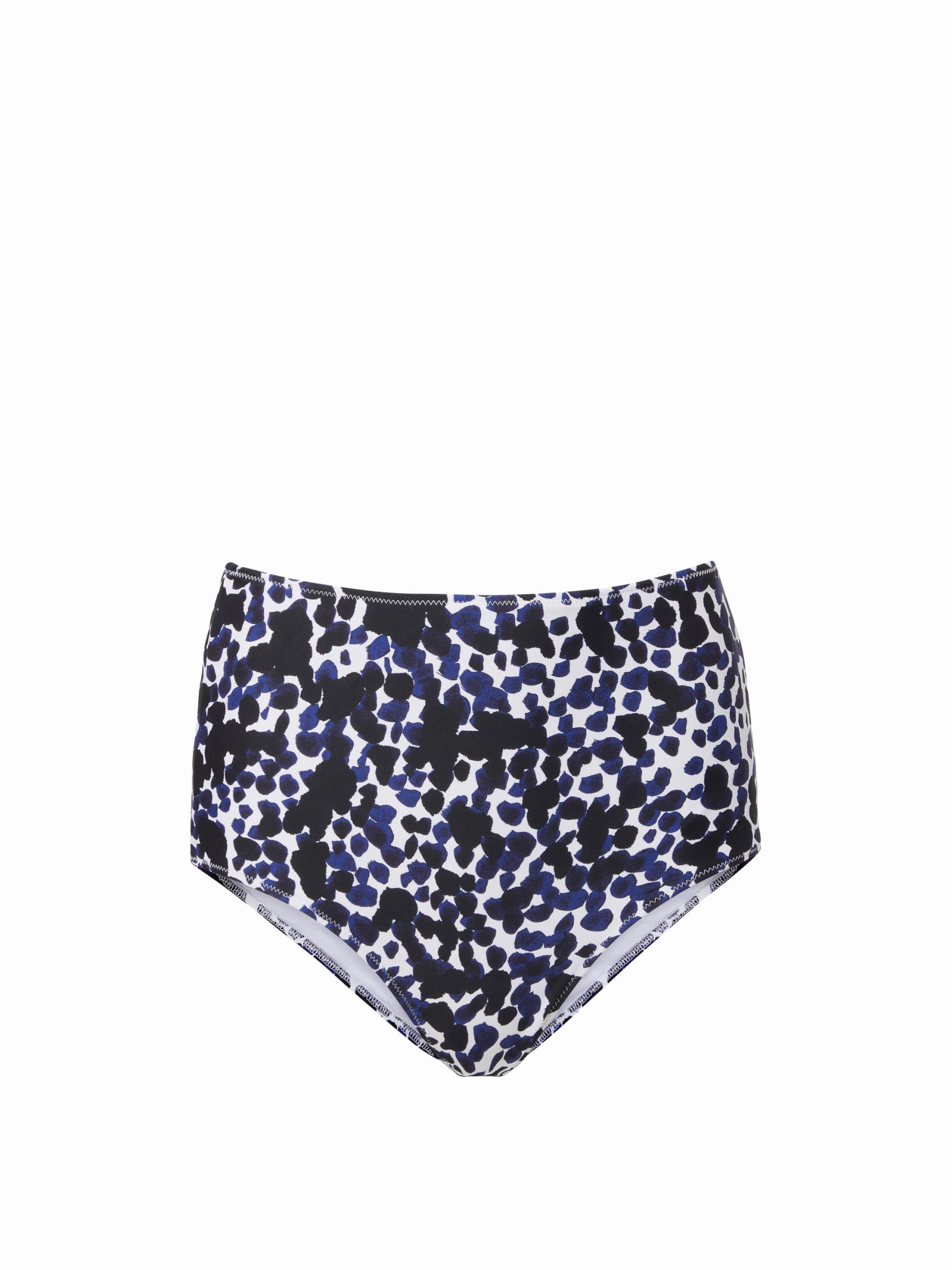 Earthy-Tones Classic High Waist Bottom Animal Dot