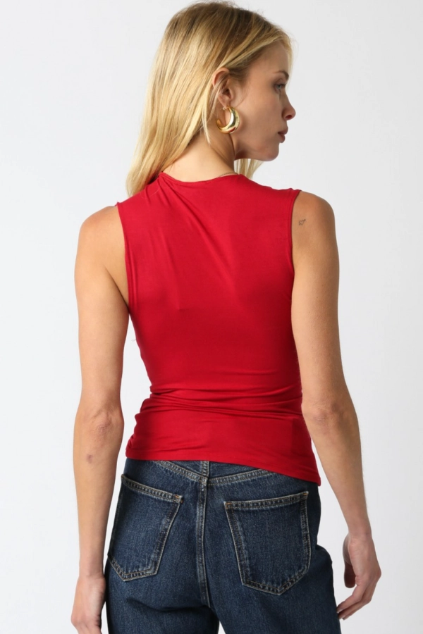 DurableStitching Everyday Style Mia Knit Top - Red