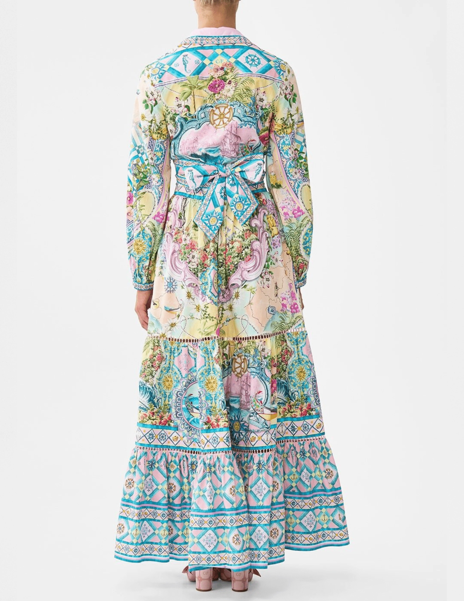 Camilla Cropped Wrap Shirt Slim Fit Shirt